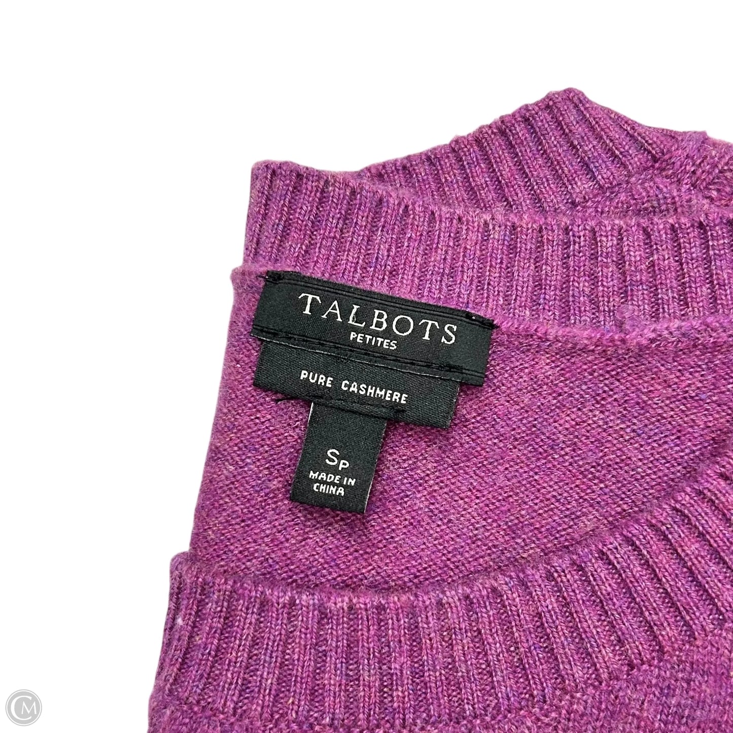 Sweater Cashmere By Talbots In Purple, Size: Sp
