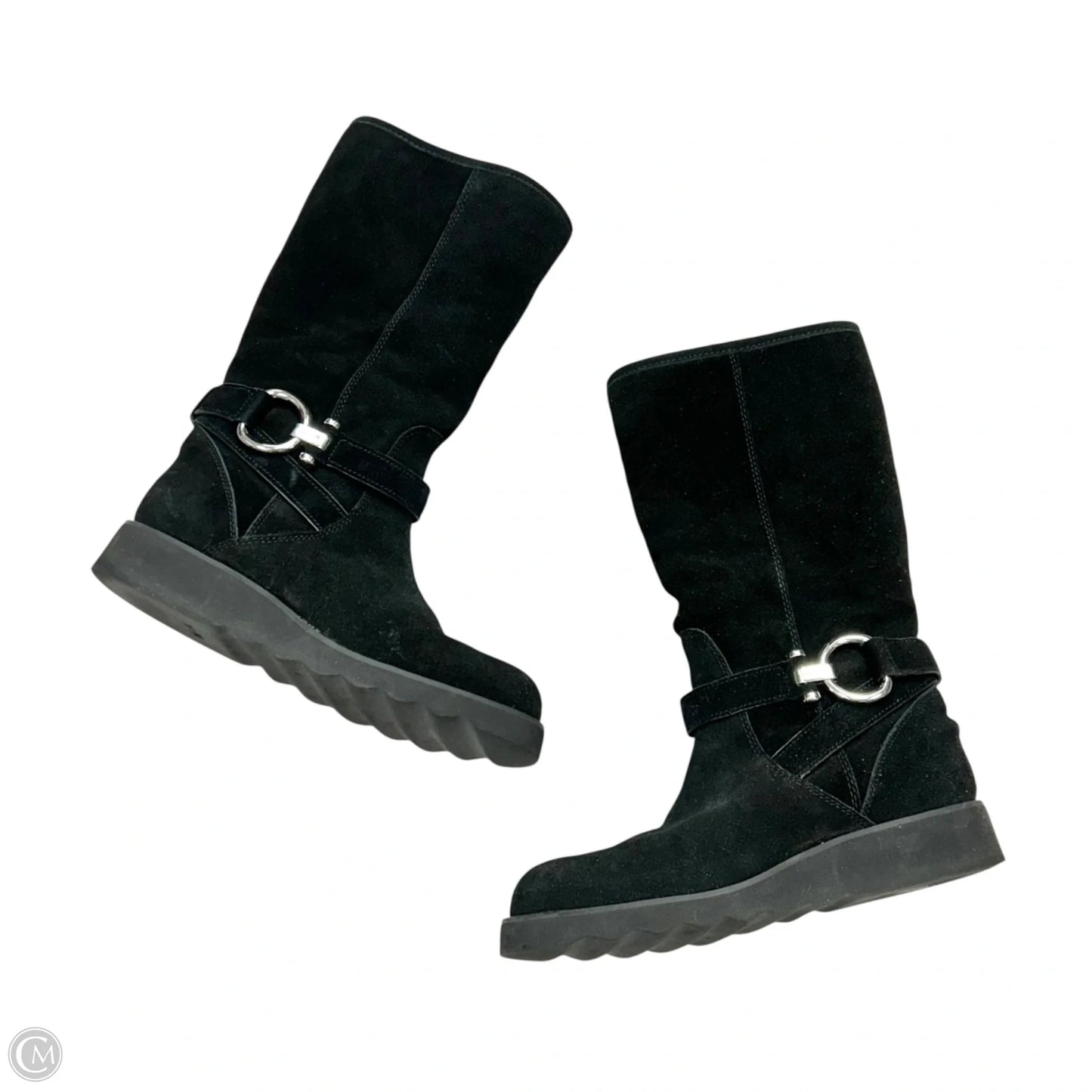 Boots Designer By Coach In Black, Size: 9