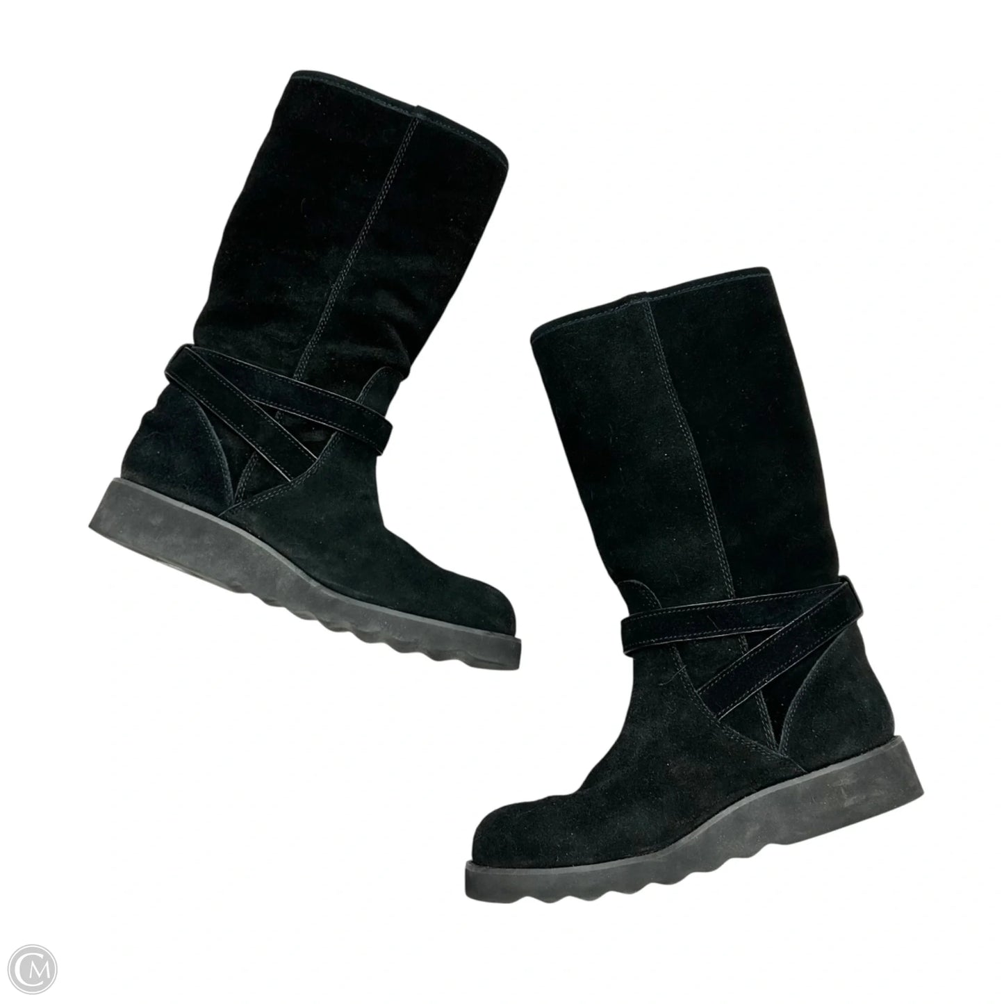 Boots Designer By Coach In Black, Size: 9