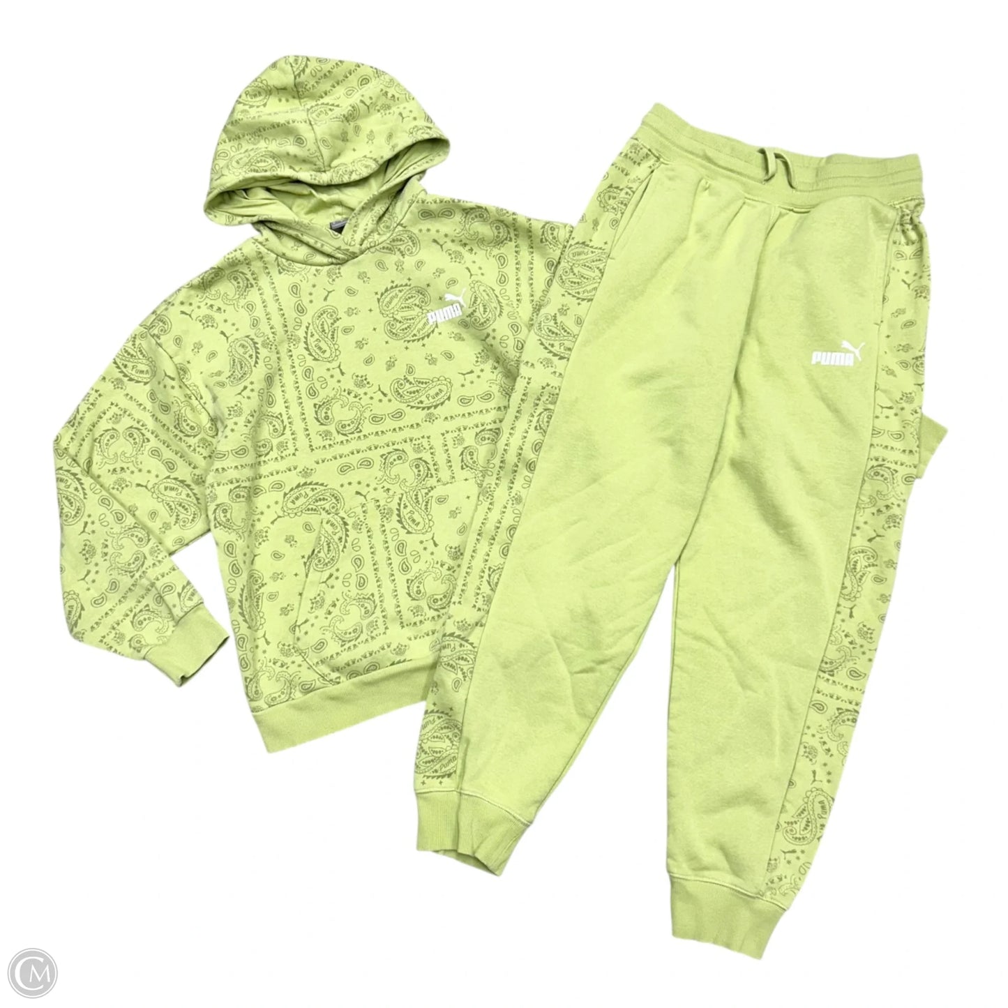 Pants Set 2pc By Puma In Green, Size: S