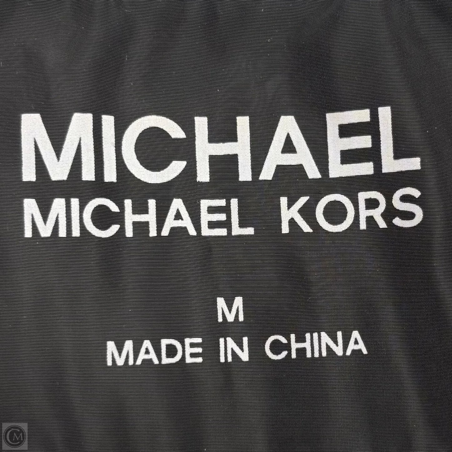 Jacket Windbreaker By Michael By Michael Kors In Black, Size: M