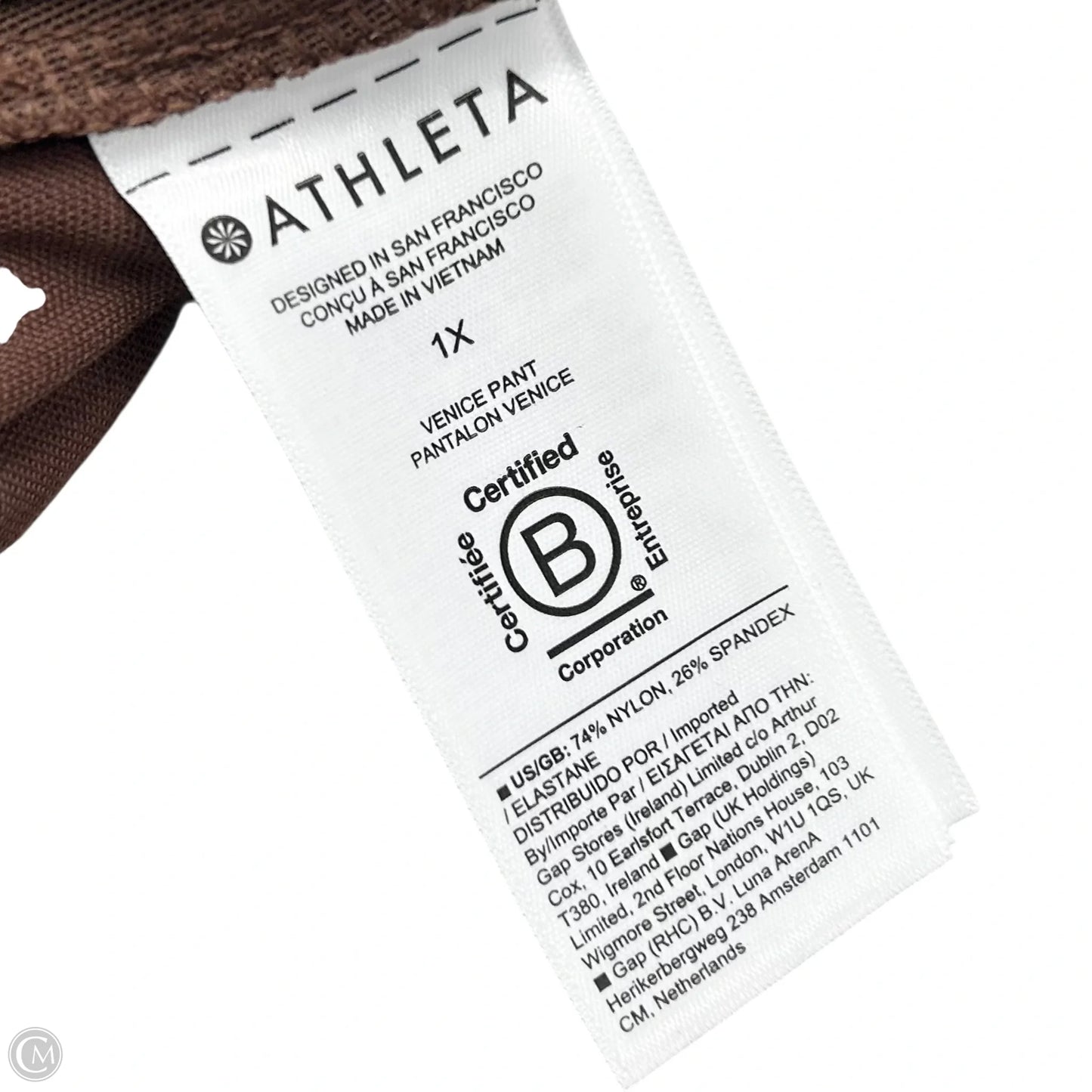 Athletic Pants By Athleta In Brown, Size: 1x