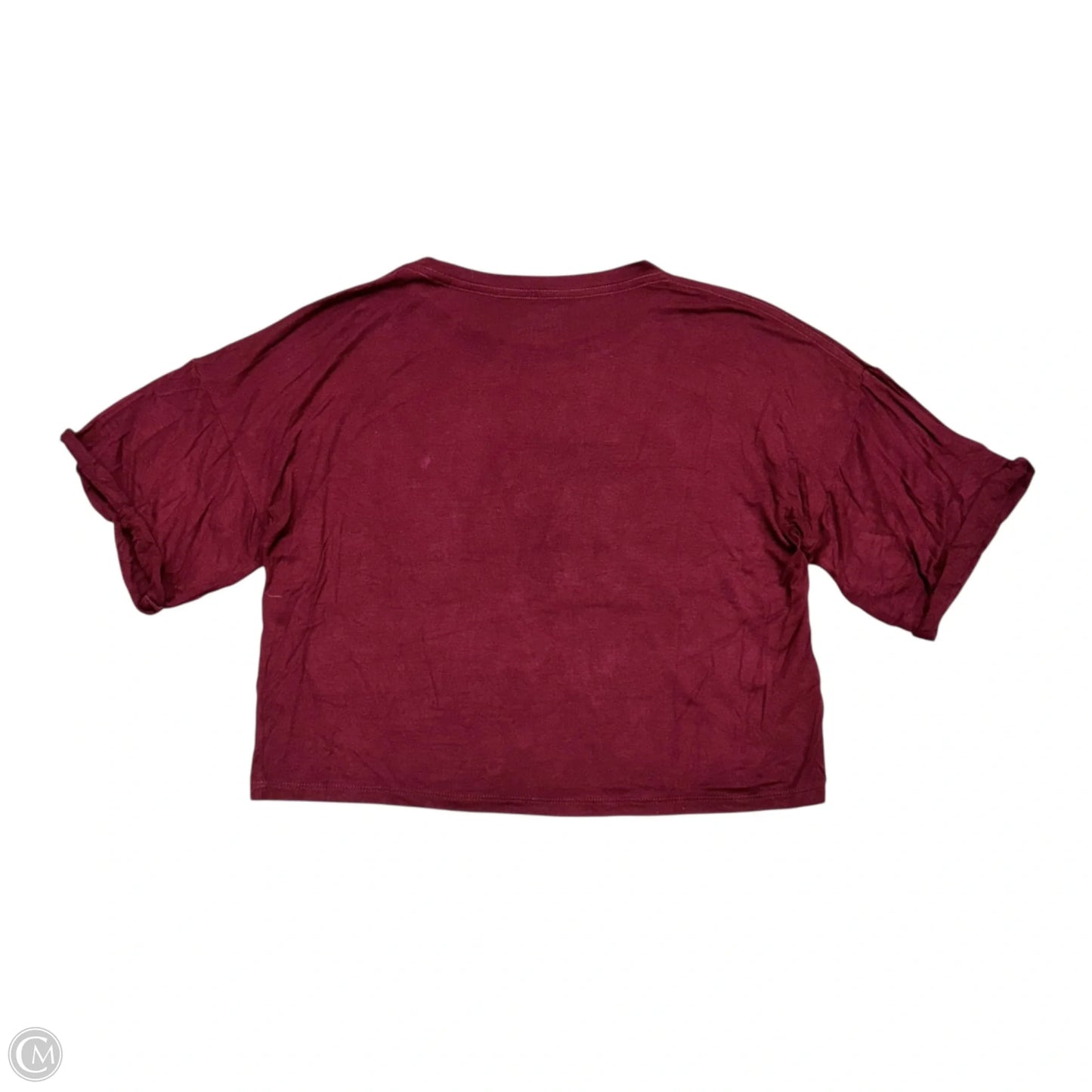 Top Short Sleeve By Majestic In Red, Size: S