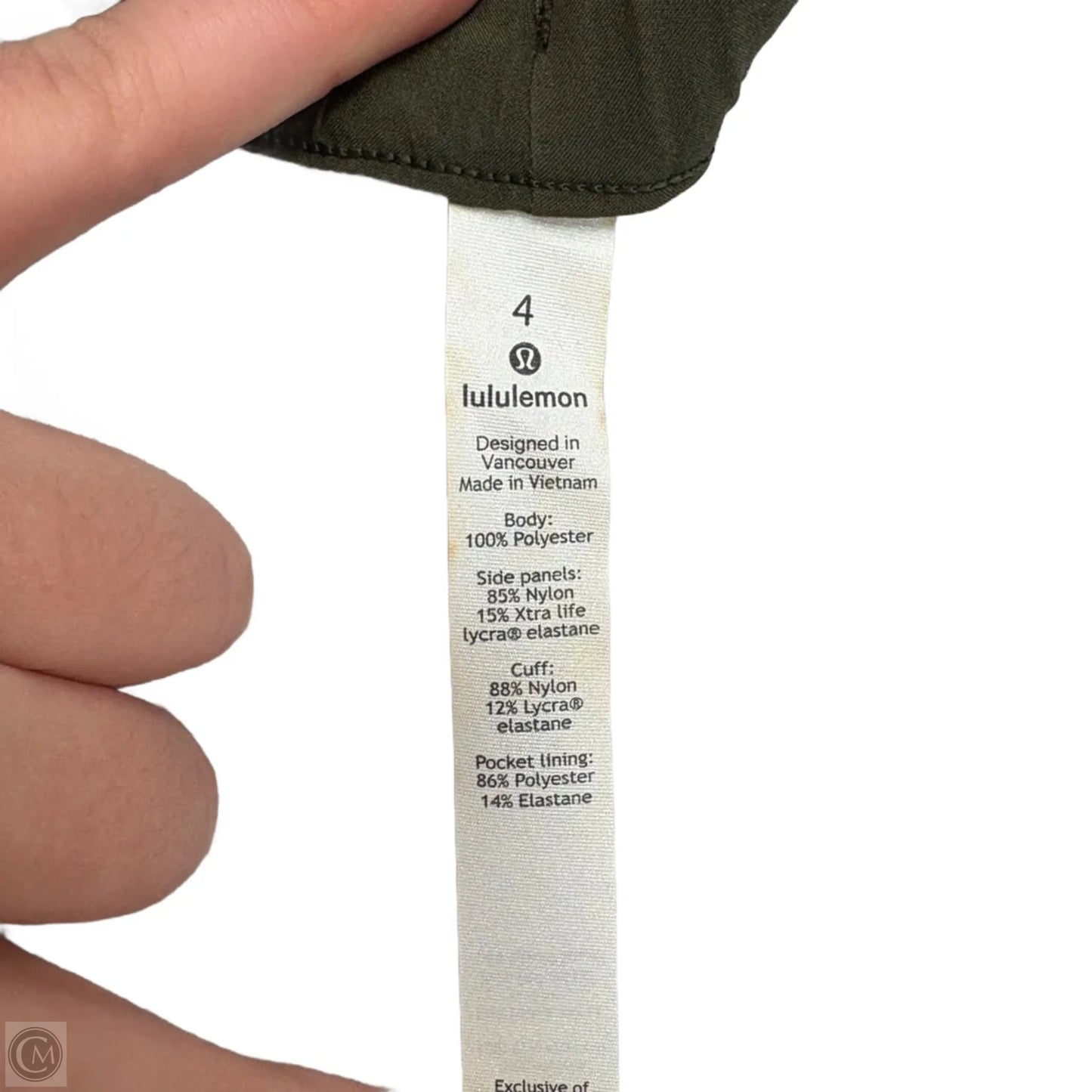 Athletic Pants By Lululemon In Green, Size: S