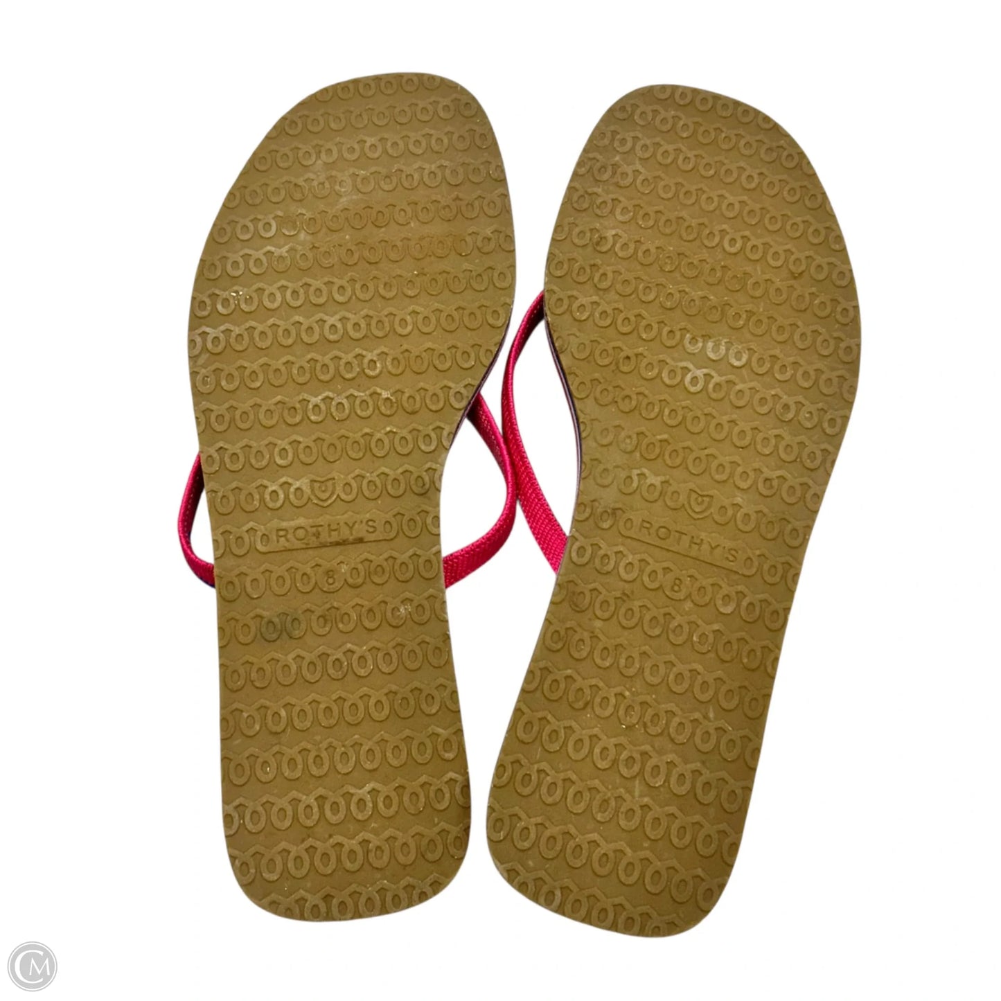 Sandals Flip Flops By Rothy's In Pink, Size: 8