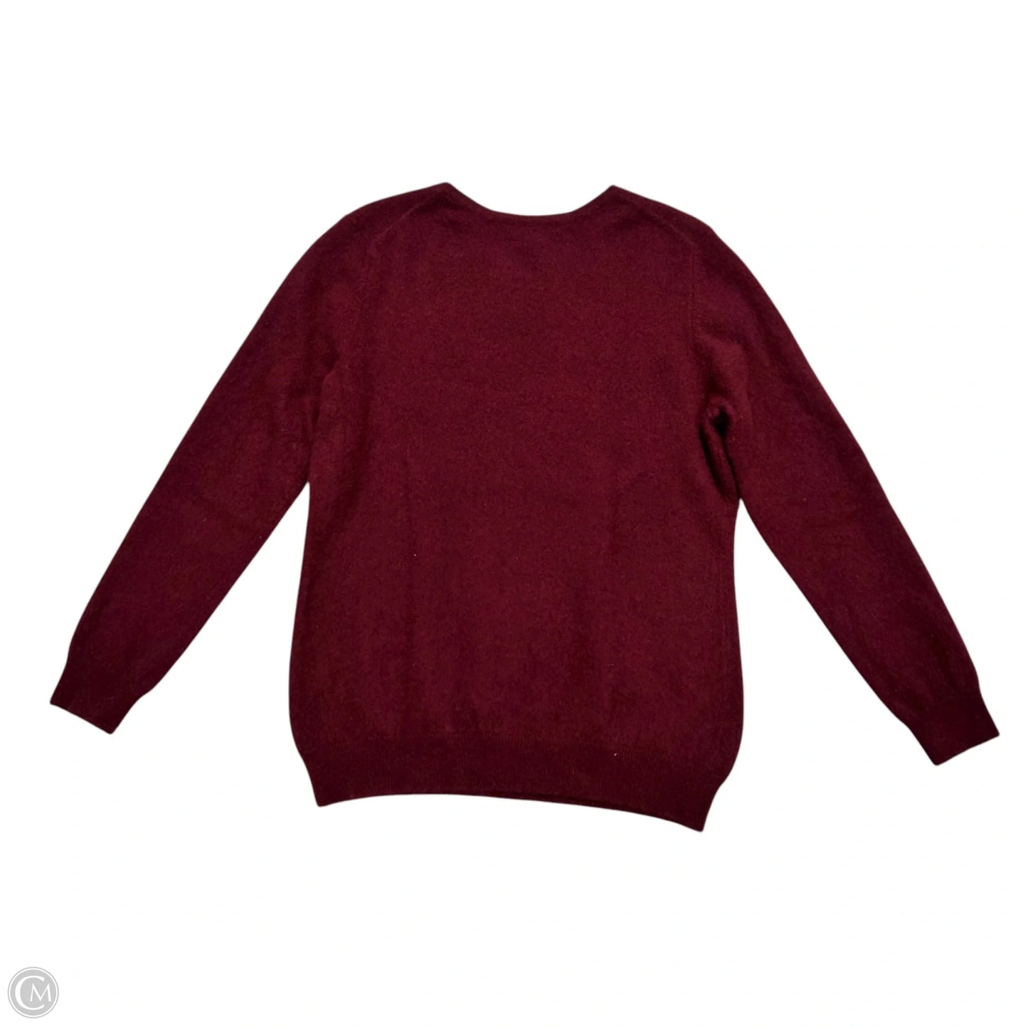 Sweater Cashmere By Charter Club In Maroon, Size: L
