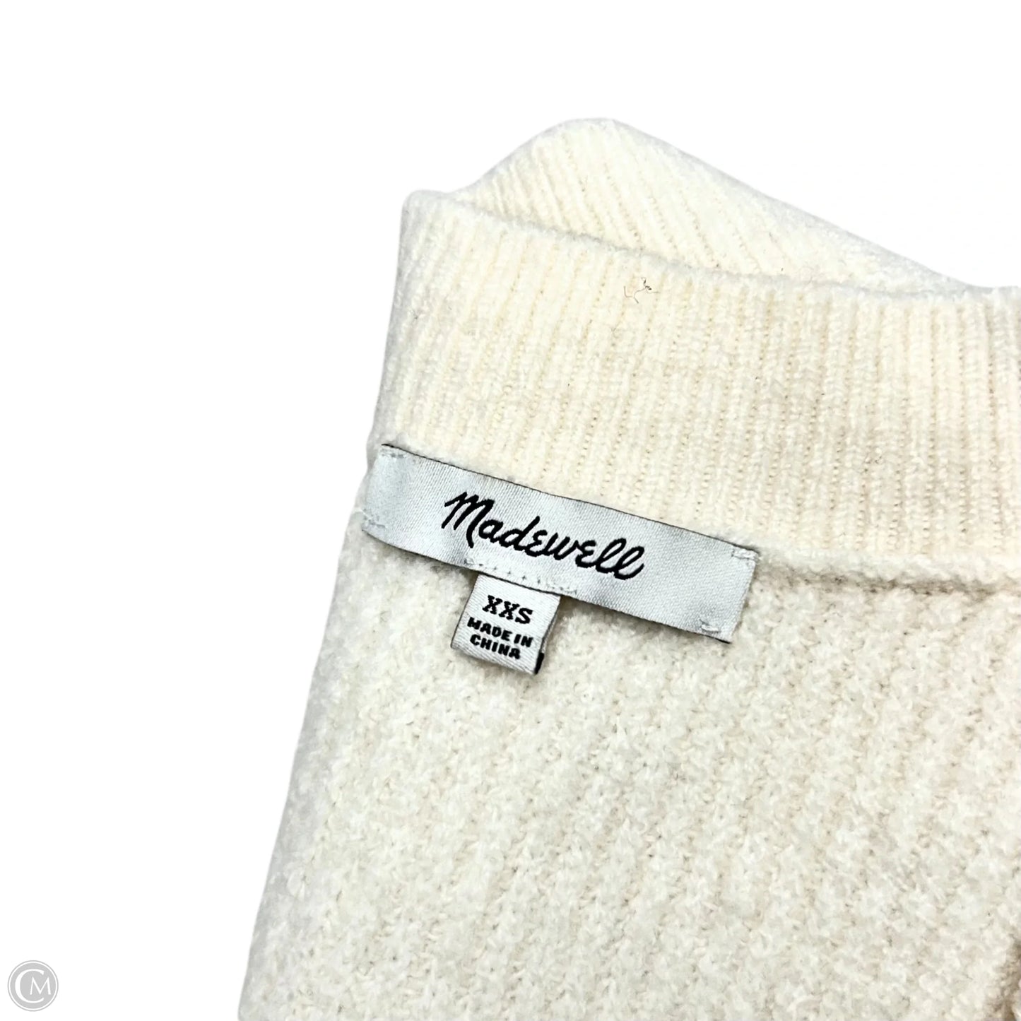 Sweater By Madewell In Ivory, Size: Xxs
