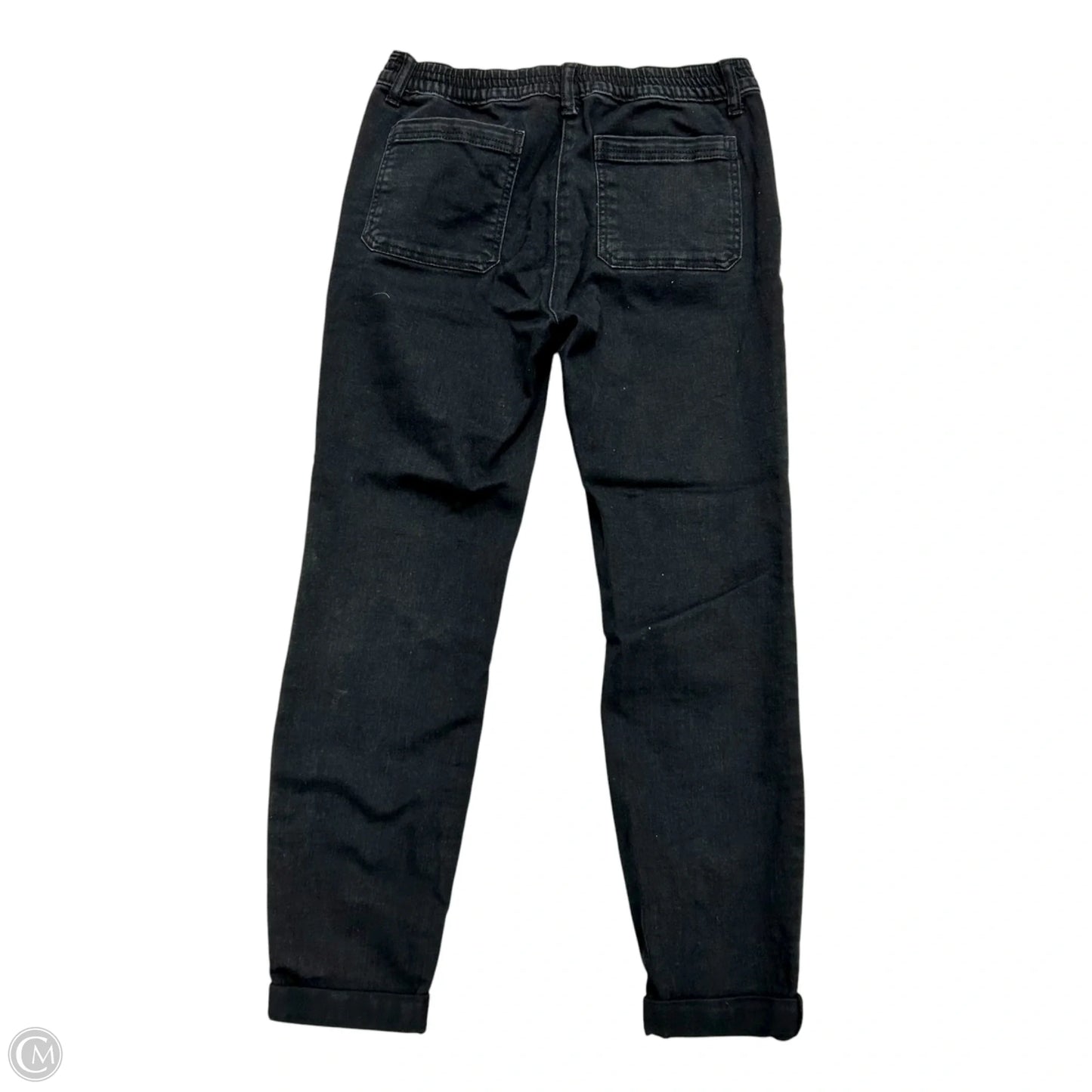 Jeans Cropped By Avec Les Filles In Black Denim, Size: 4