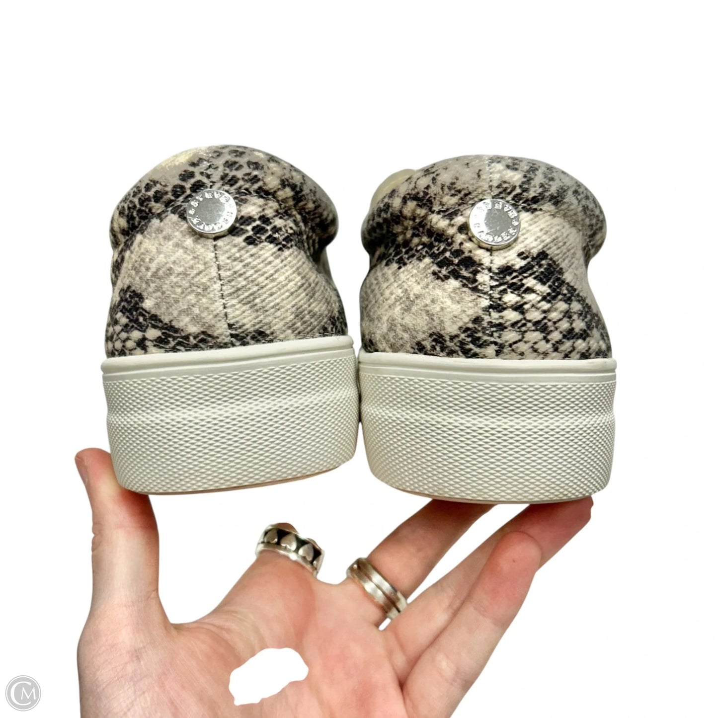 Shoes Sneakers By Steve Madden In Snakeskin Print, Size: 8