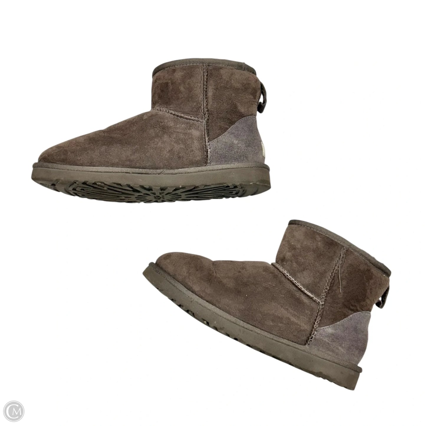 Boots Designer By Ugg In Brown, Size: 9