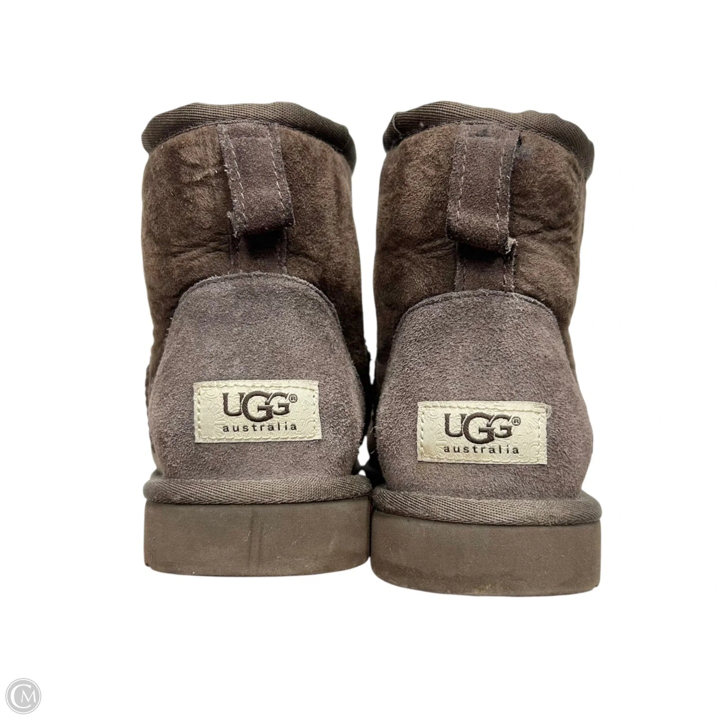 Boots Designer By Ugg In Brown, Size: 9