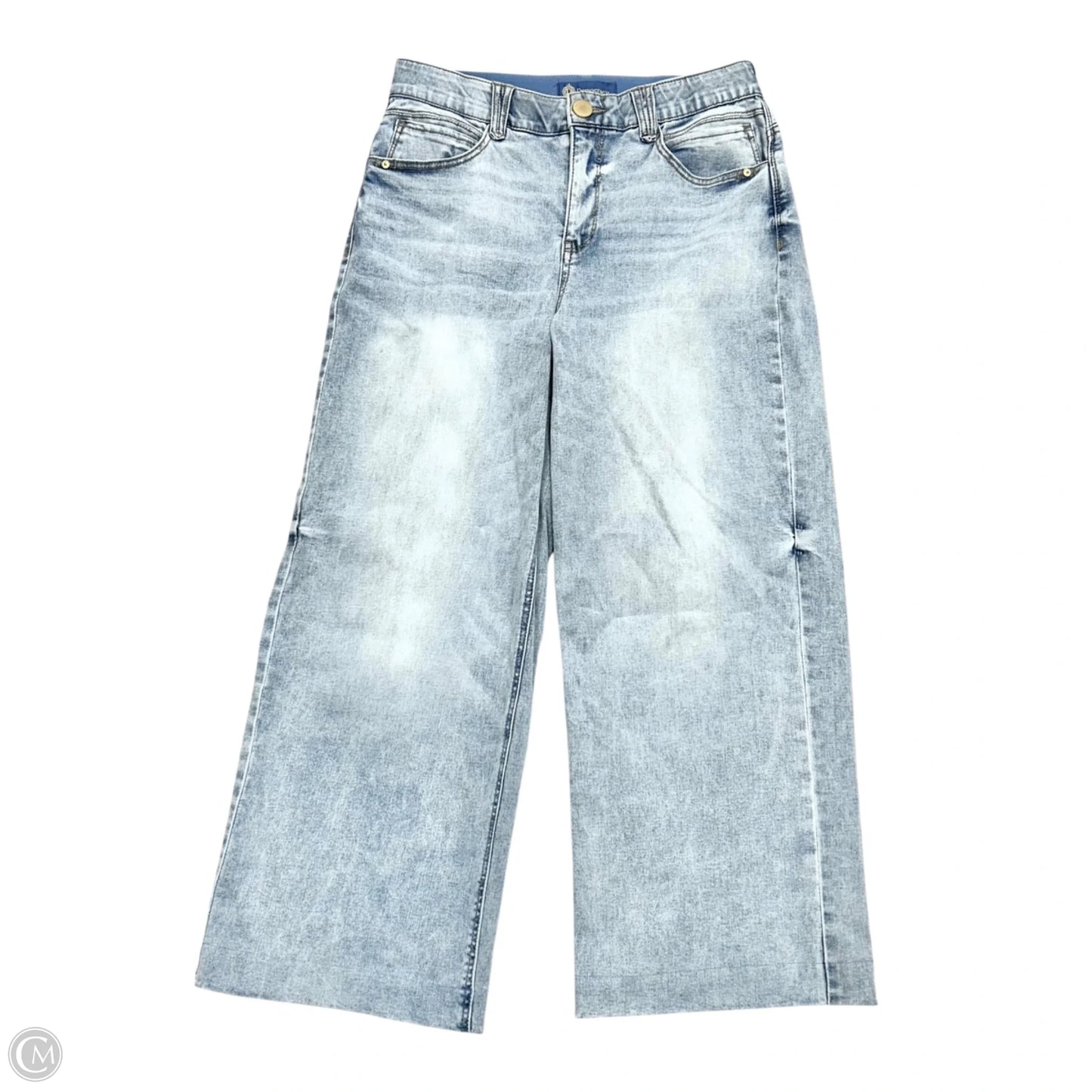 Jeans Wide Leg By Democracy In Blue Denim, Size: 10p