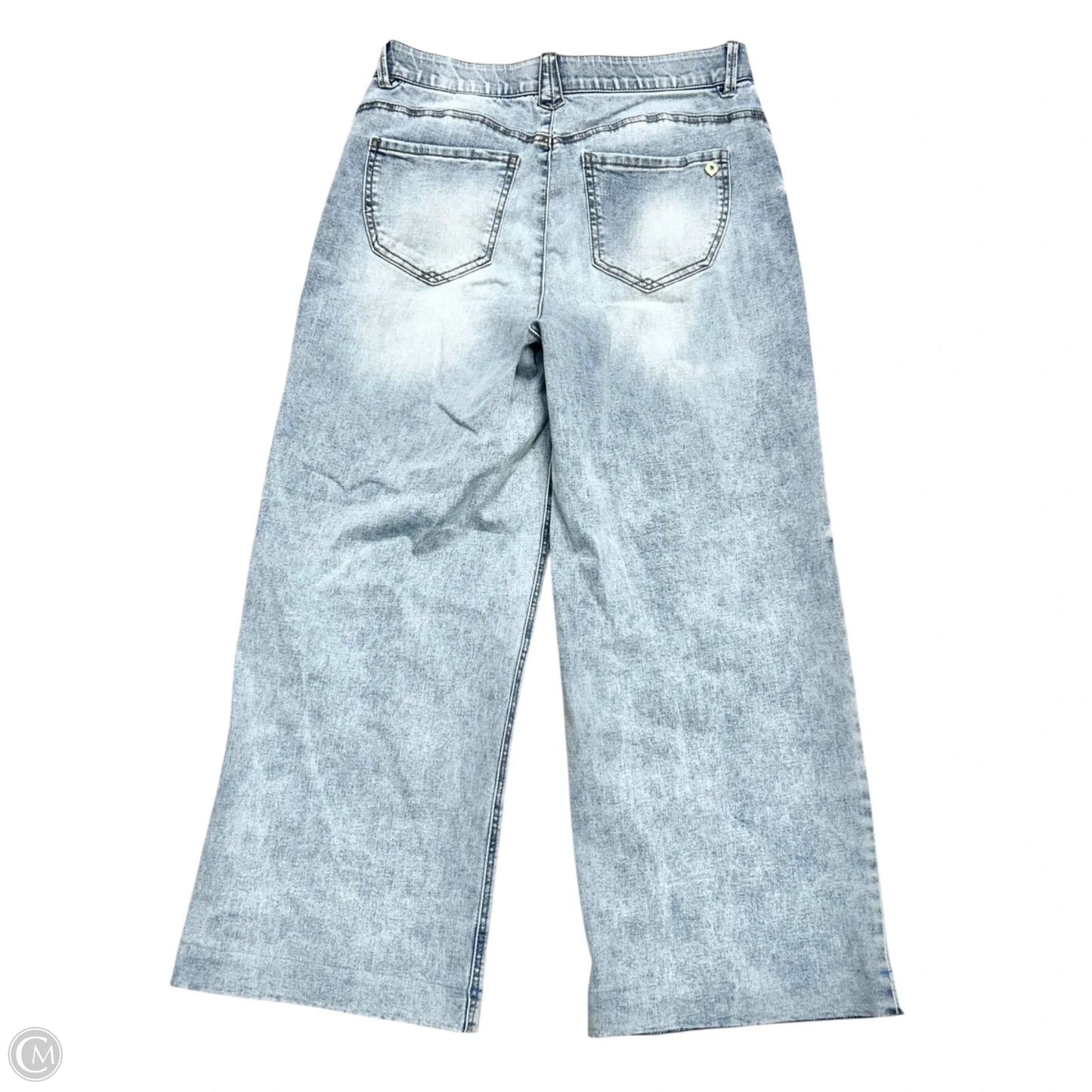 Jeans Wide Leg By Democracy In Blue Denim, Size: 10p