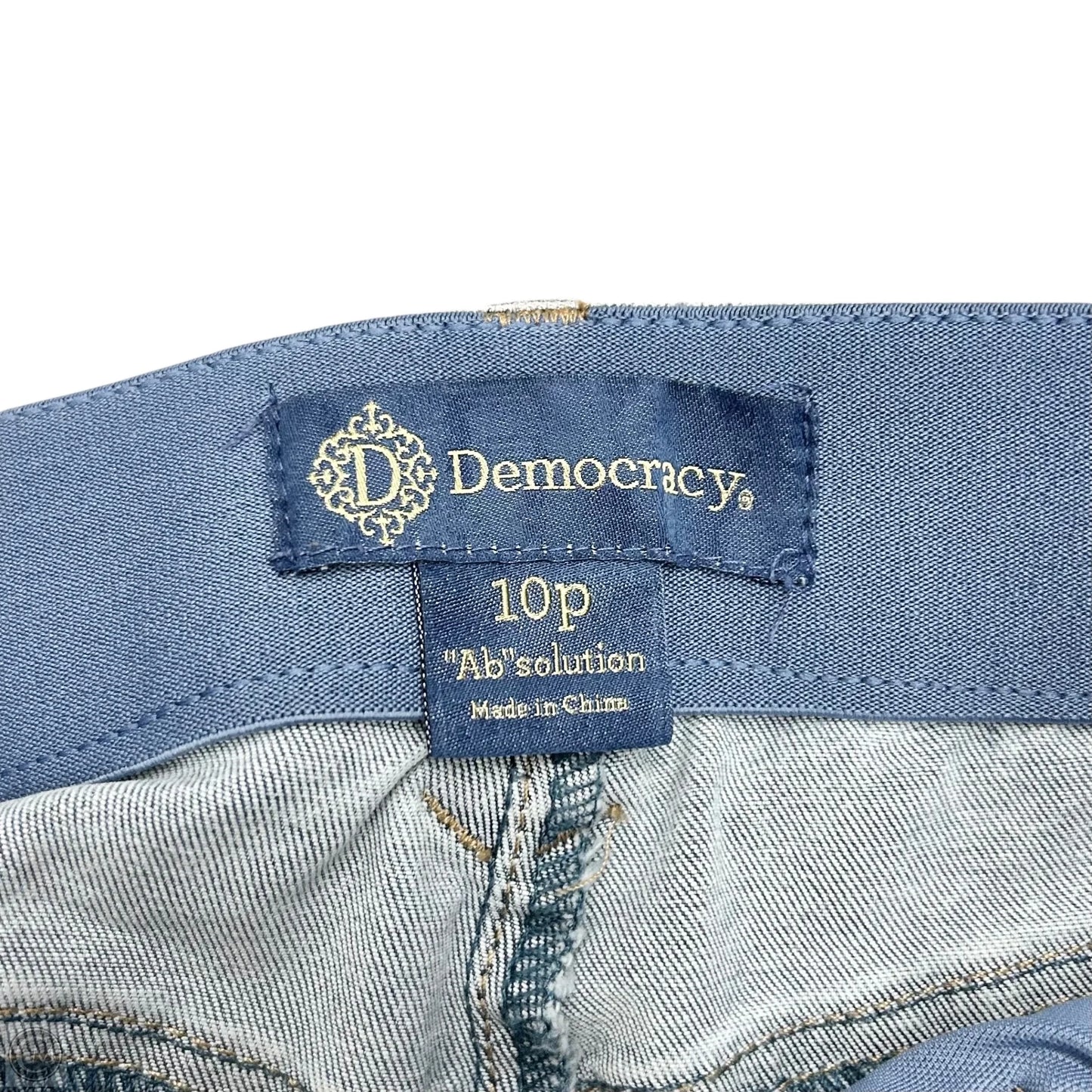 Jeans Wide Leg By Democracy In Blue Denim, Size: 10p