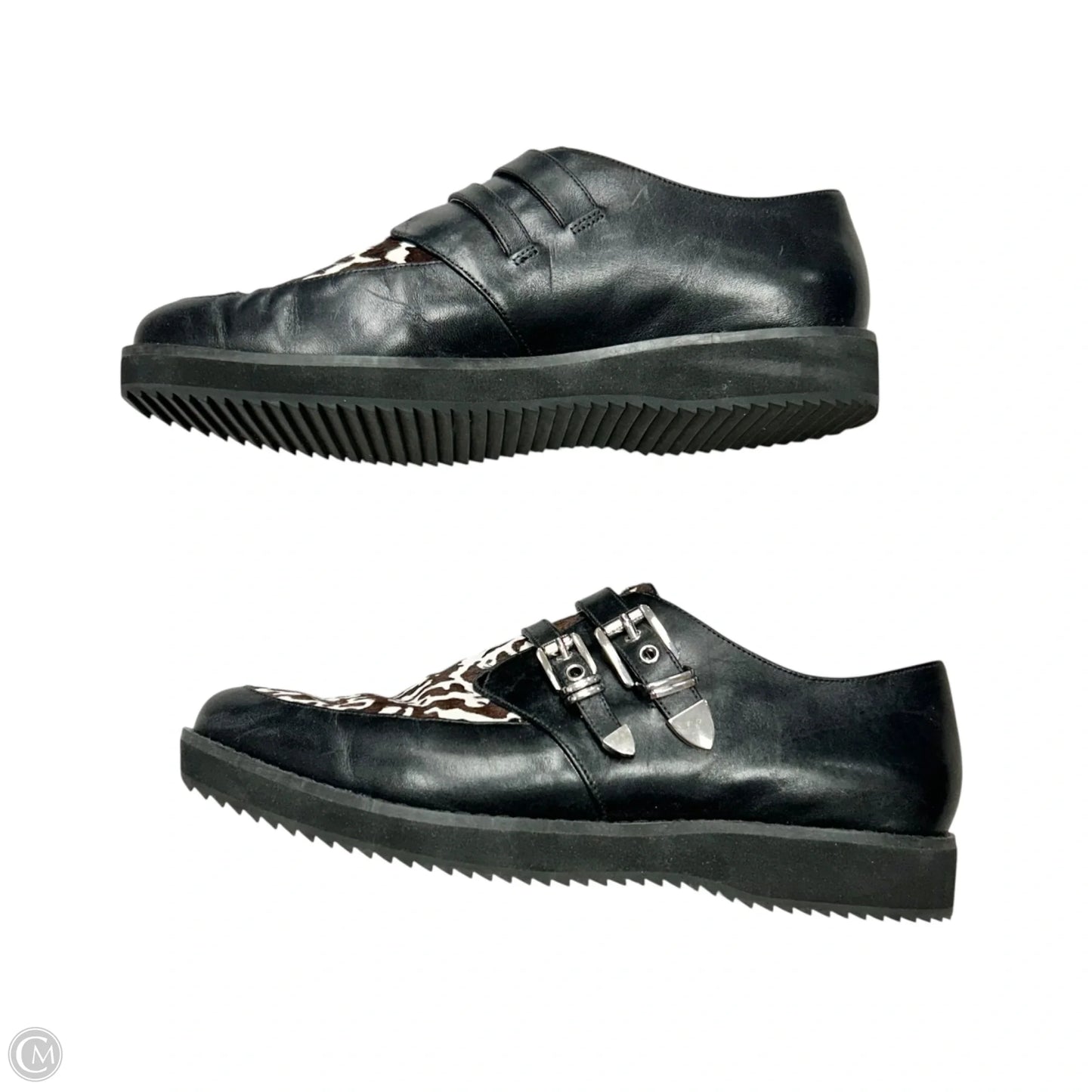 Shoes Flats By Michael By Michael Kors In Black & Brown, Size: 8.5