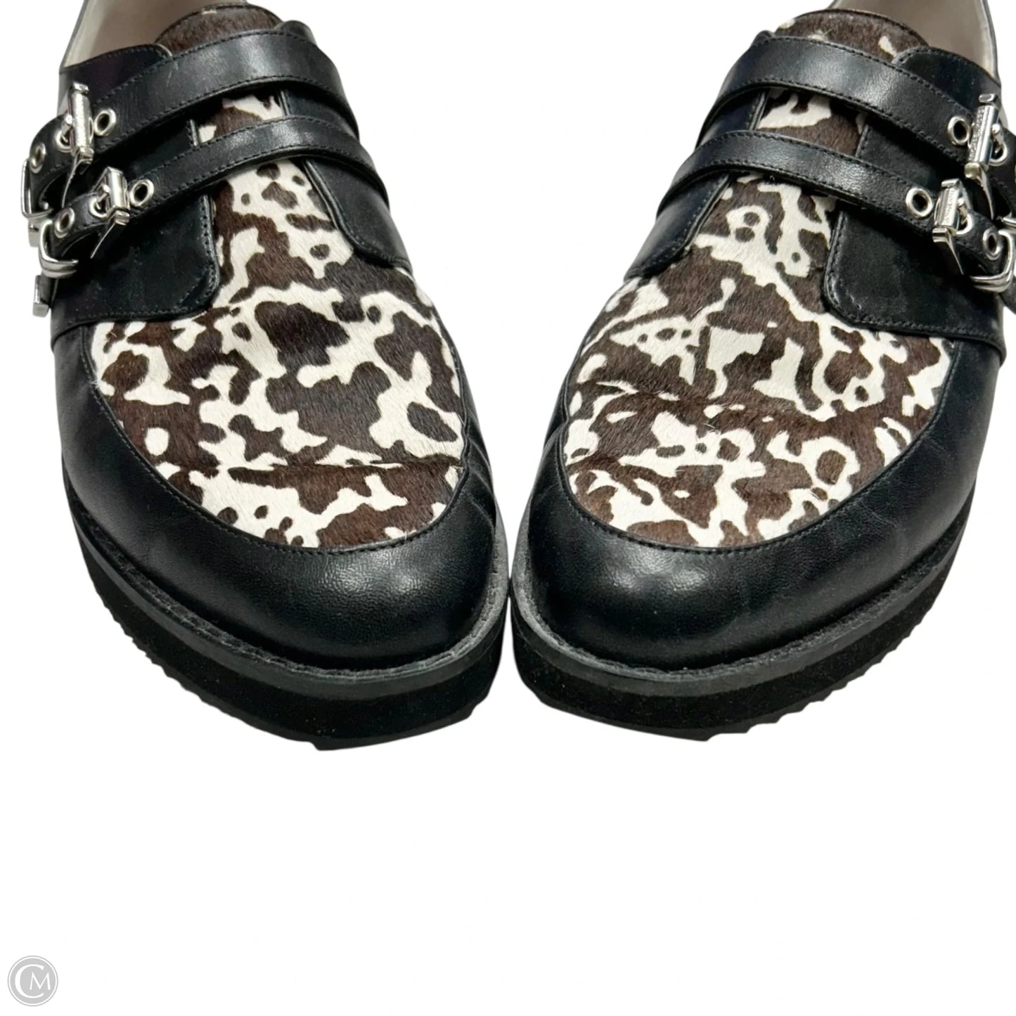 Shoes Flats By Michael By Michael Kors In Black & Brown, Size: 8.5