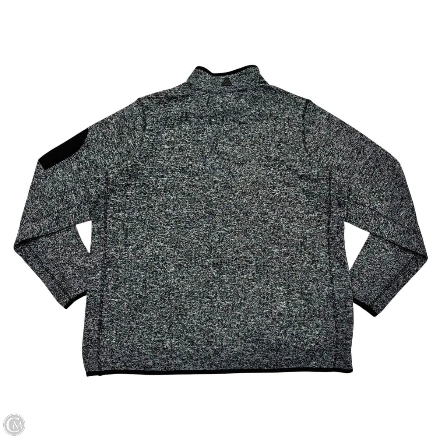 Athletic Jacket By Antigua In Grey, Size: 2x