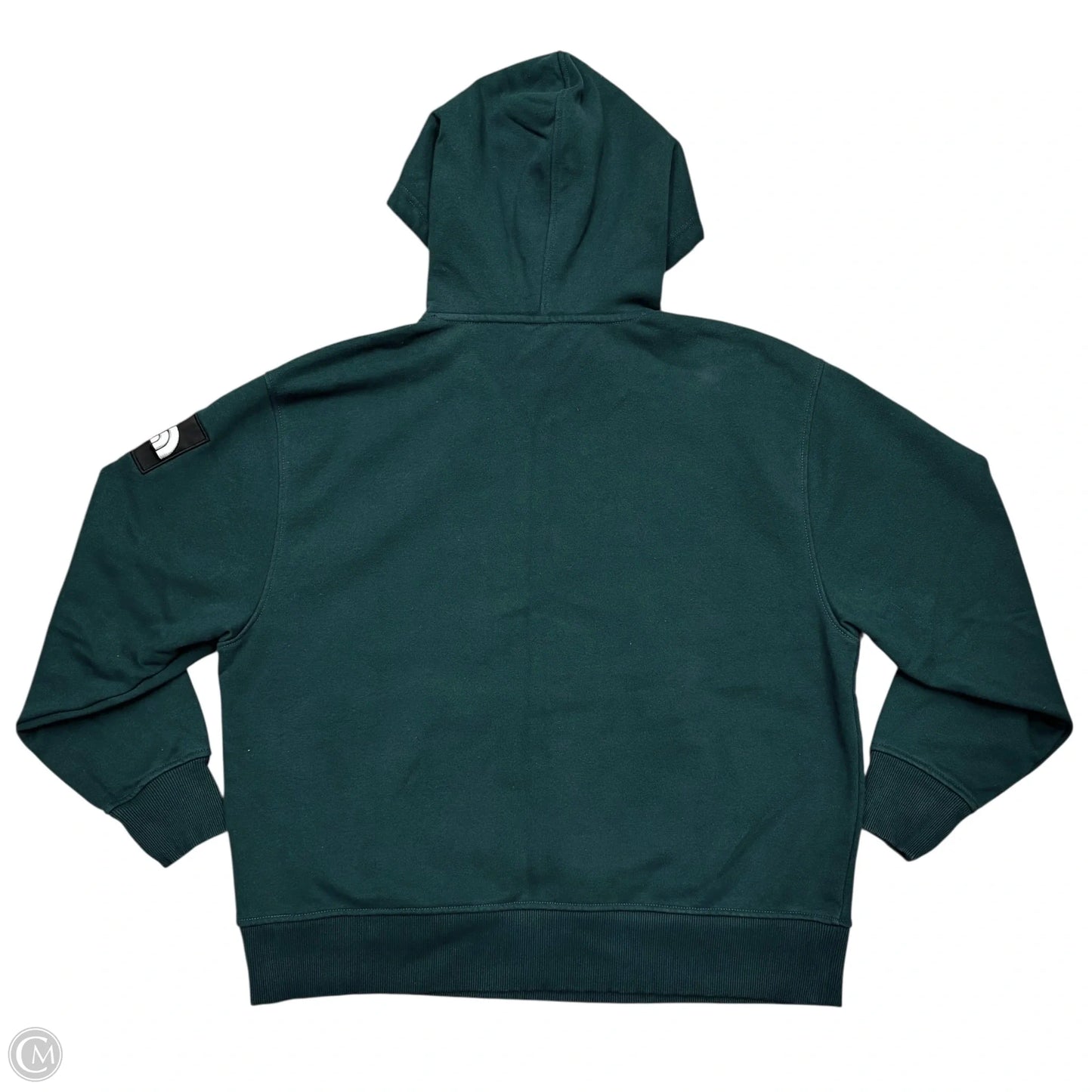 Athletic Sweatshirt Hoodie By The North Face In Green, Size: L