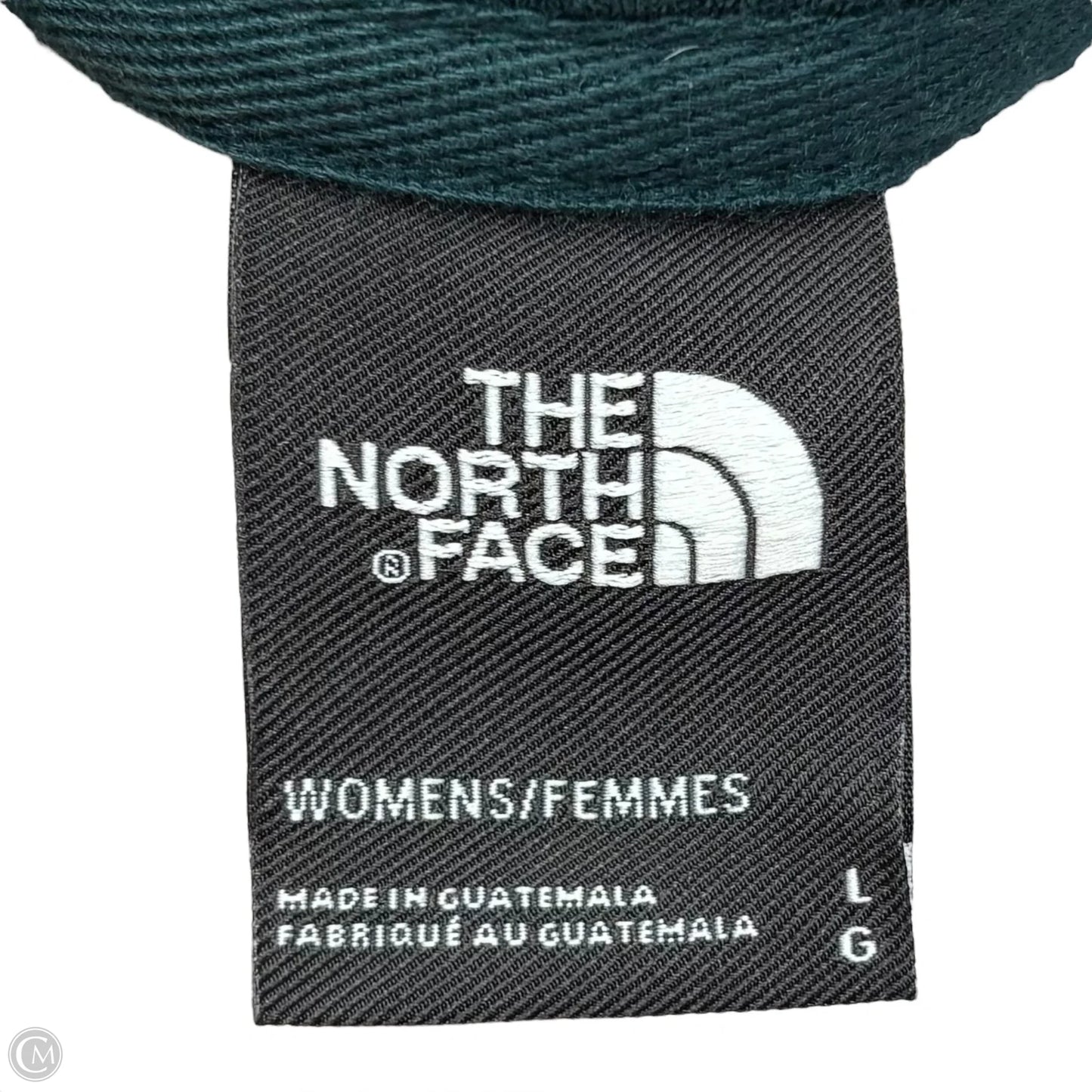 Athletic Sweatshirt Hoodie By The North Face In Green, Size: L