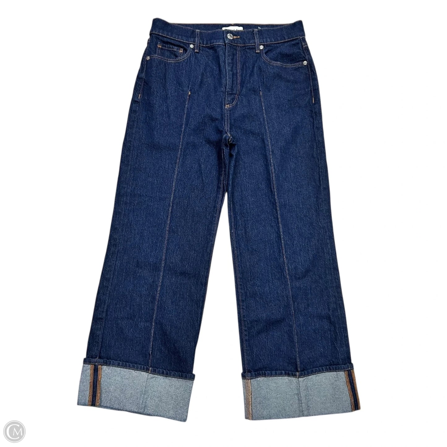 Jeans Wide Leg By Loft In Blue Denim, Size: 6