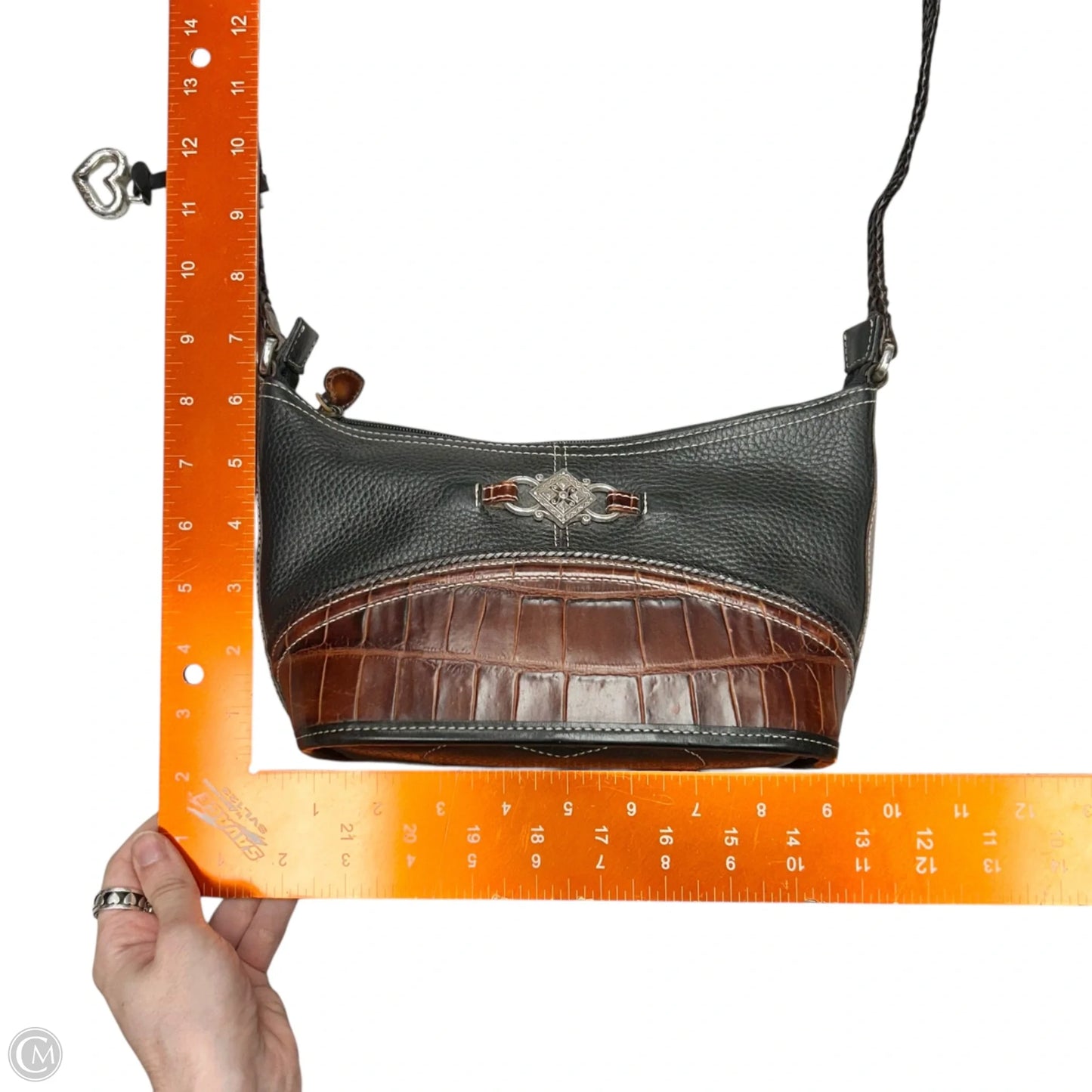 Crossbody Leather By Brighton, Size: Small