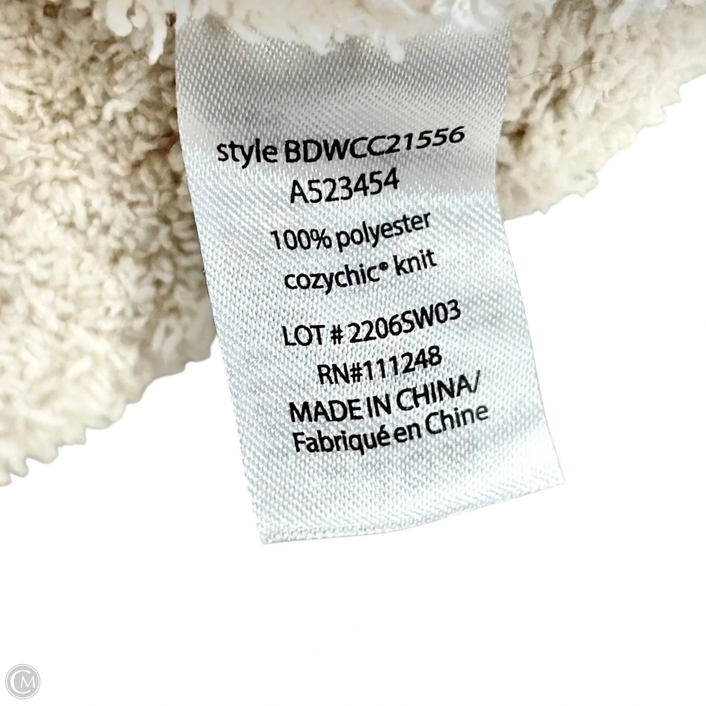 Sweater Cardigan By Barefoot Dreams In Cream, Size: M