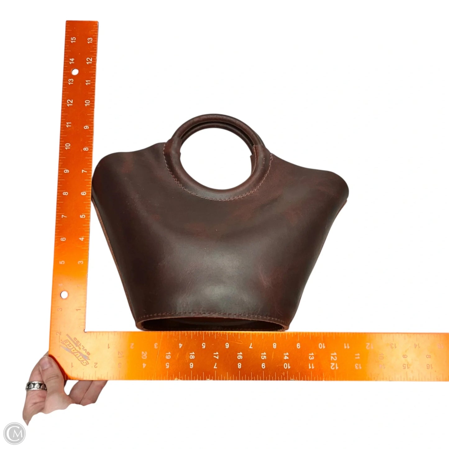 Handbag Leather By Portland Leather, Size: Small