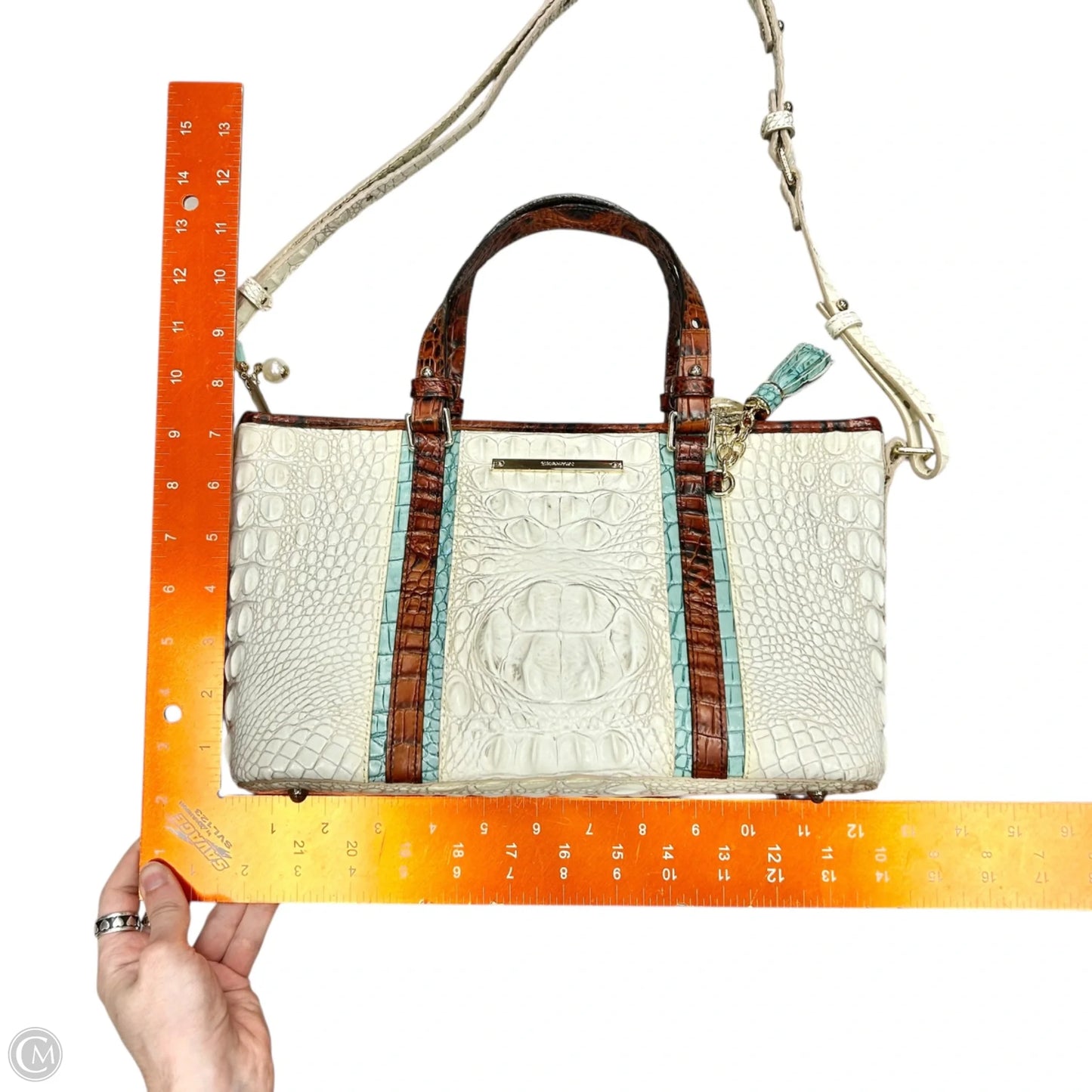 Crossbody Designer By Brahmin, Size: Medium