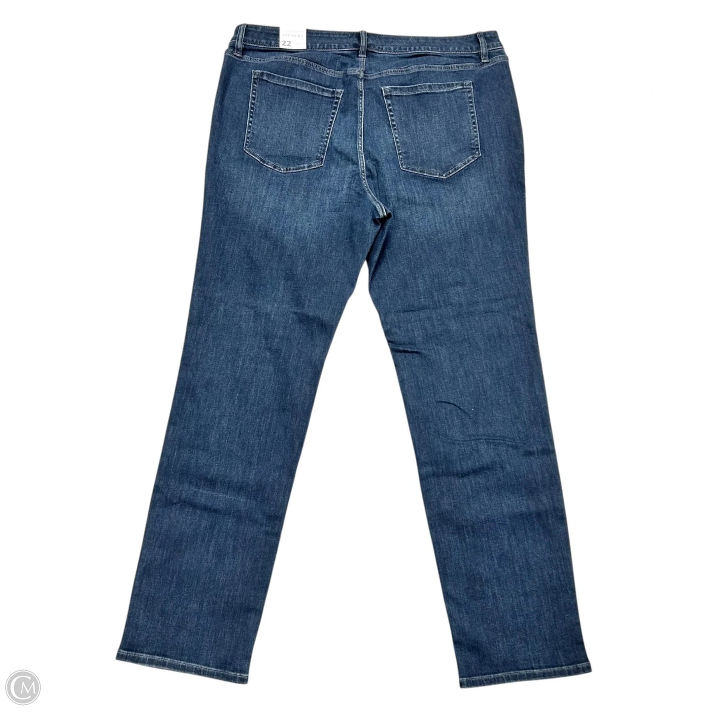 Jeans Straight By Lane Bryant In Blue Denim, Size: 22L