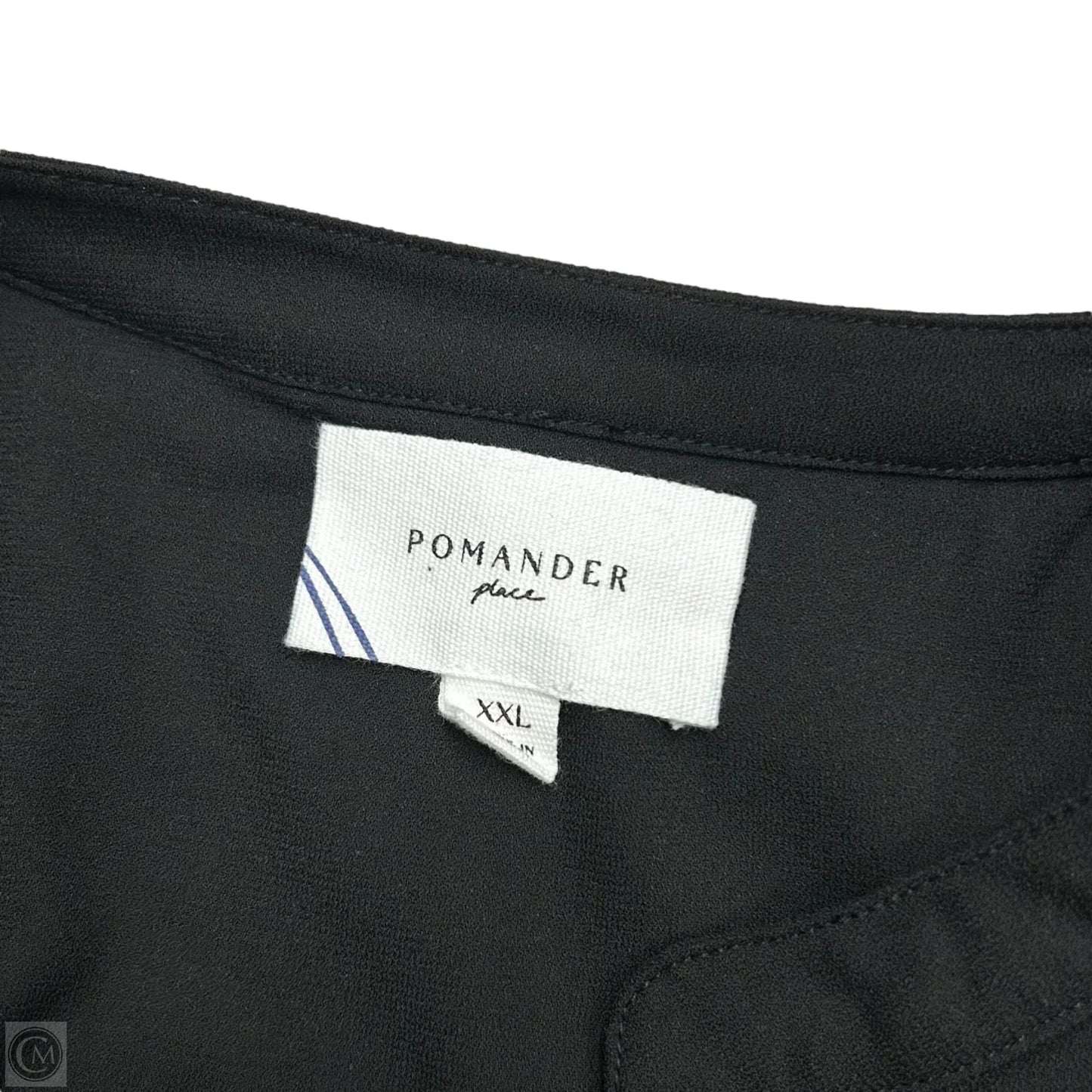 Dress Casual Short By Pomander Place In Black, Size: Xxl
