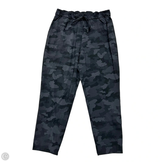 Athletic Pants By Lululemon In Camouflage Print, Size: L