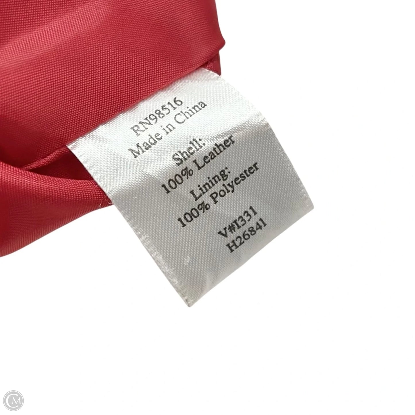 Jacket Leather By Coldwater Creek In Red, Size: Xl