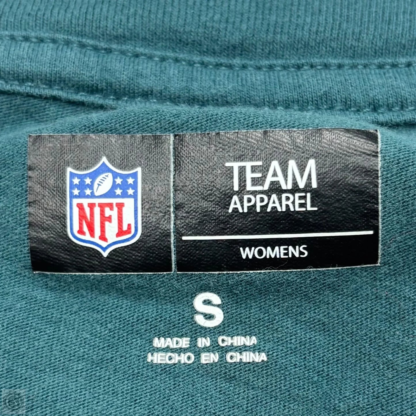 Top Short Sleeve By Nfl In Green, Size: S