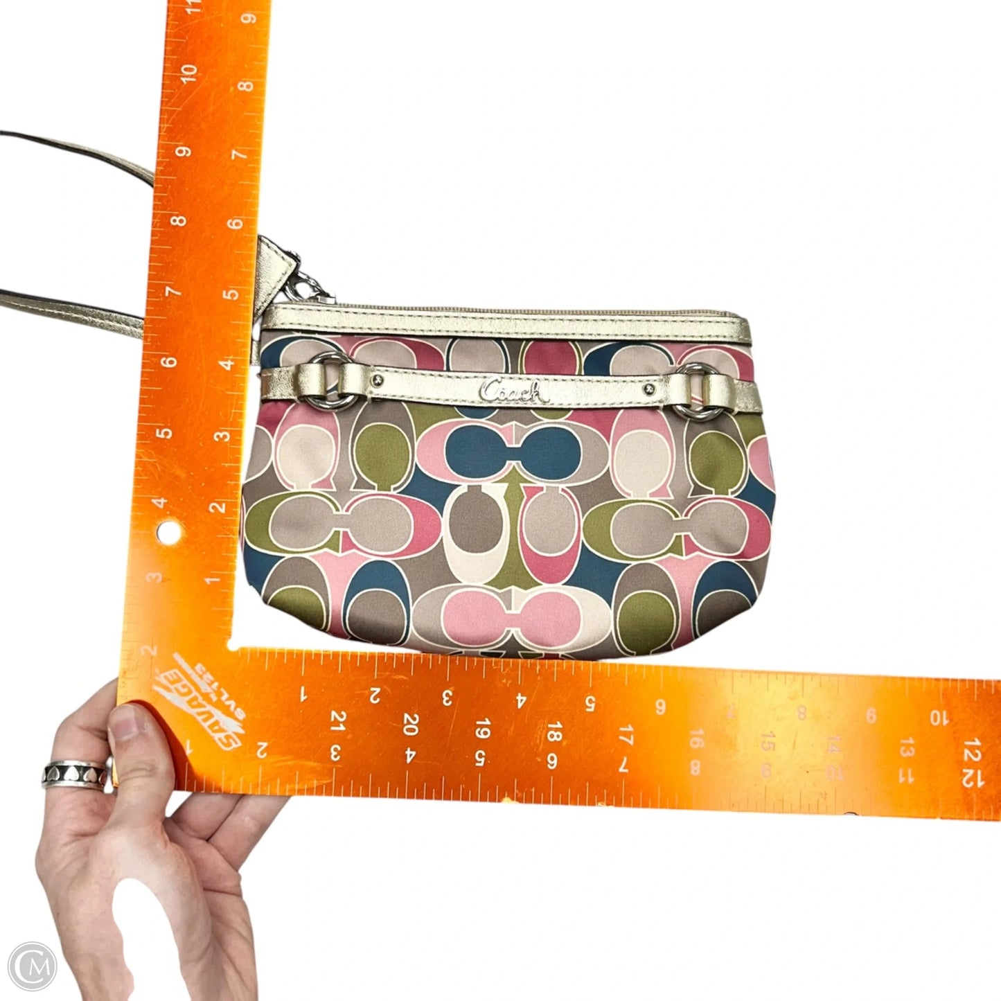 Wristlet Designer By Coach, Size: Small