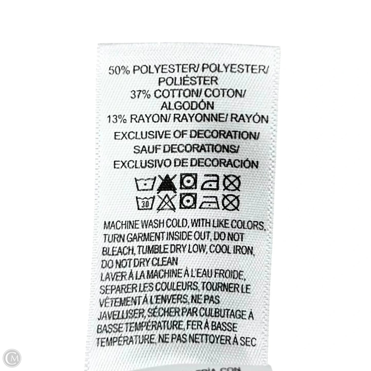 Top Short Sleeve By Lucky Brand In Tan, Size: Xl