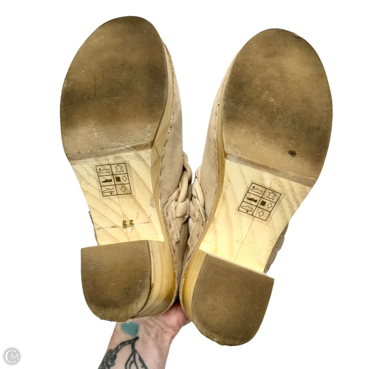 Shoes Heels Block By Dolce Vita In Beige, Size: 6.5