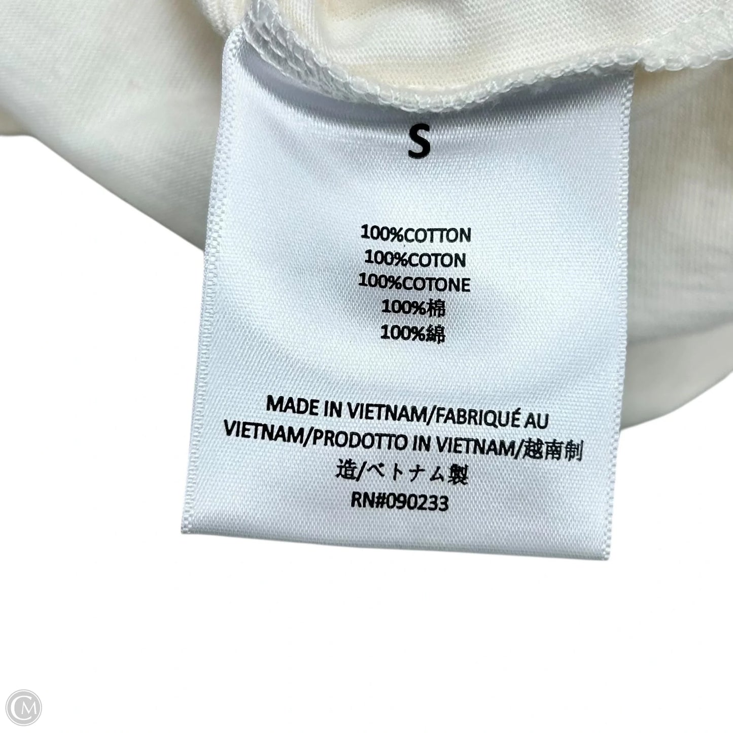Top Long Sleeve By Essentials Fear Of God In Cream, Size: S