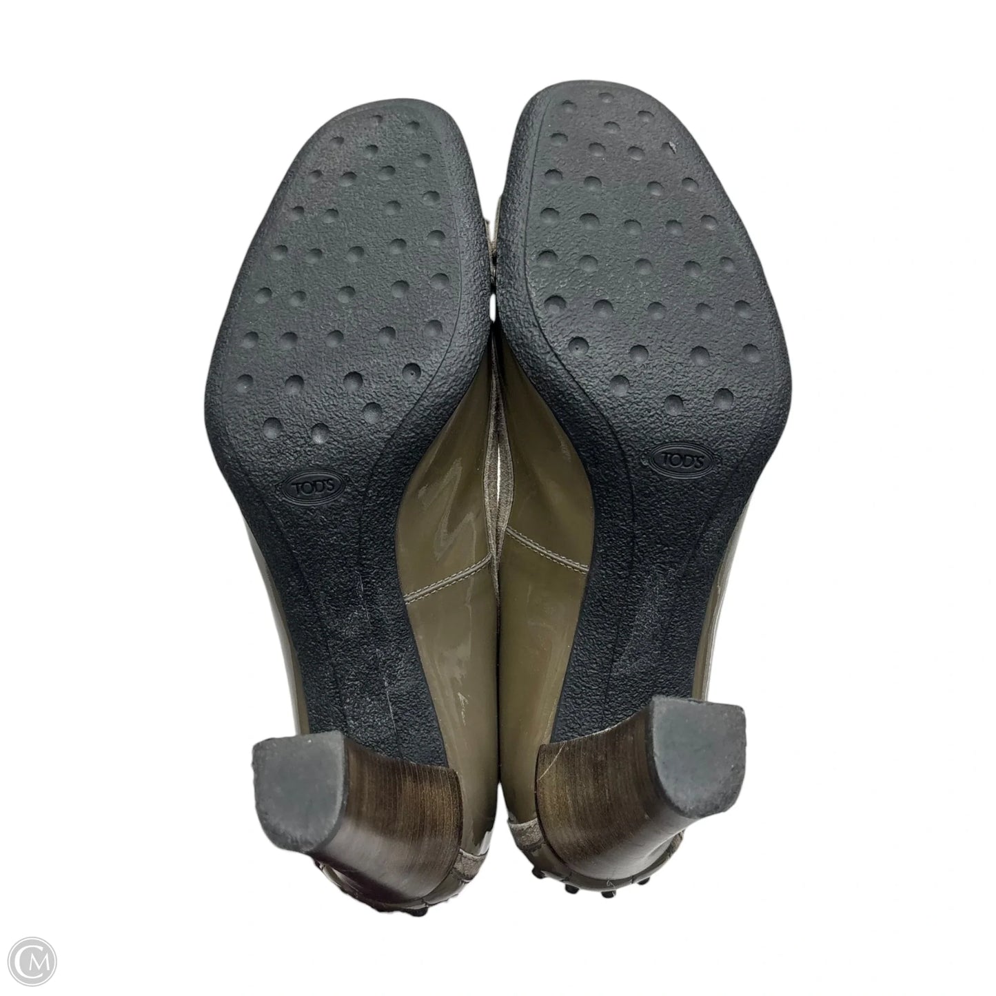 Shoes Luxury Designer By Tods In Taupe, Size: 8.5