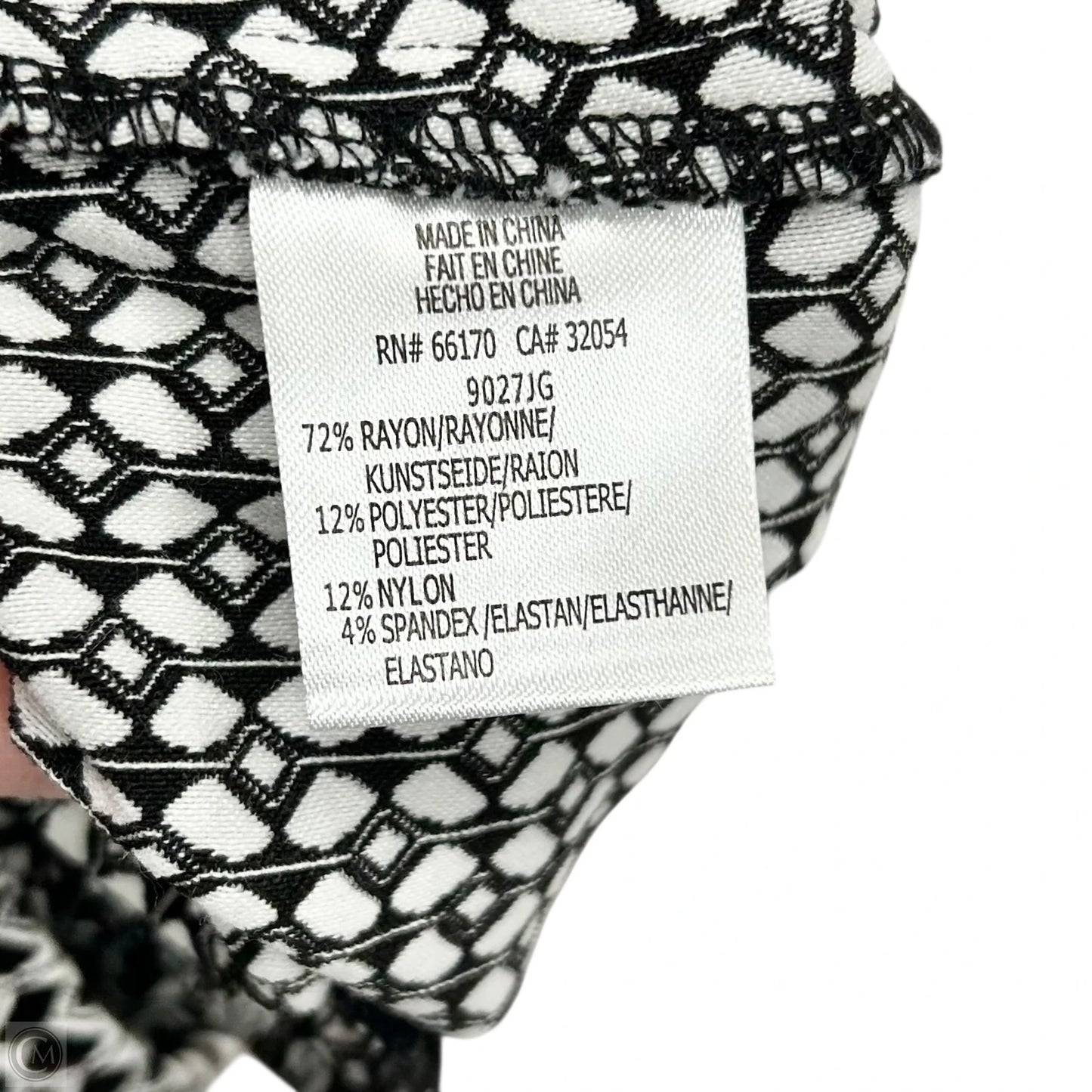 Pants Dress By Anthropologie In Black & White, Size: S