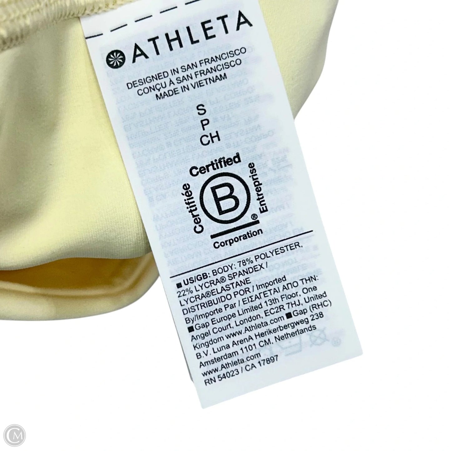 Athletic Shorts By Athleta In Yellow, Size: S