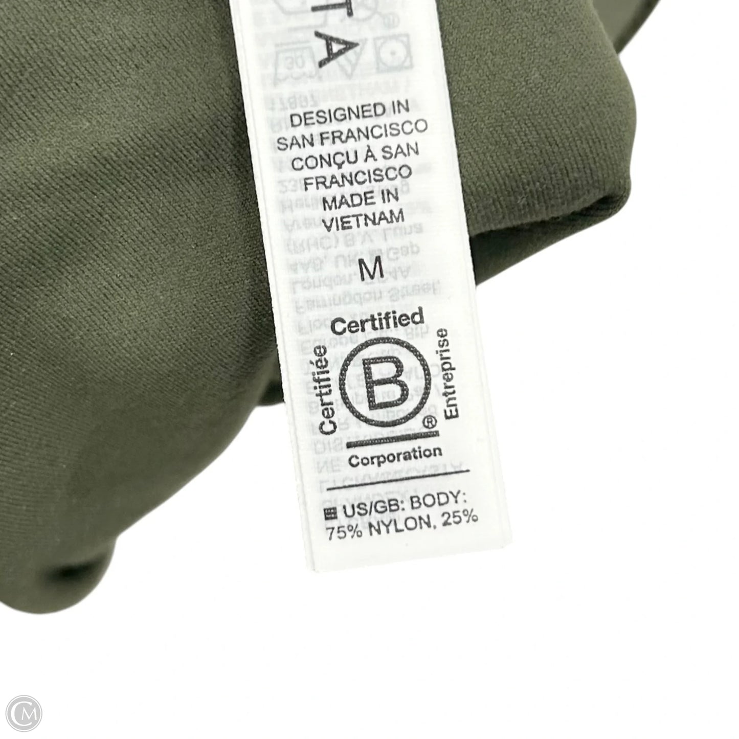 Athletic Leggings By Athleta In Green, Size: M
