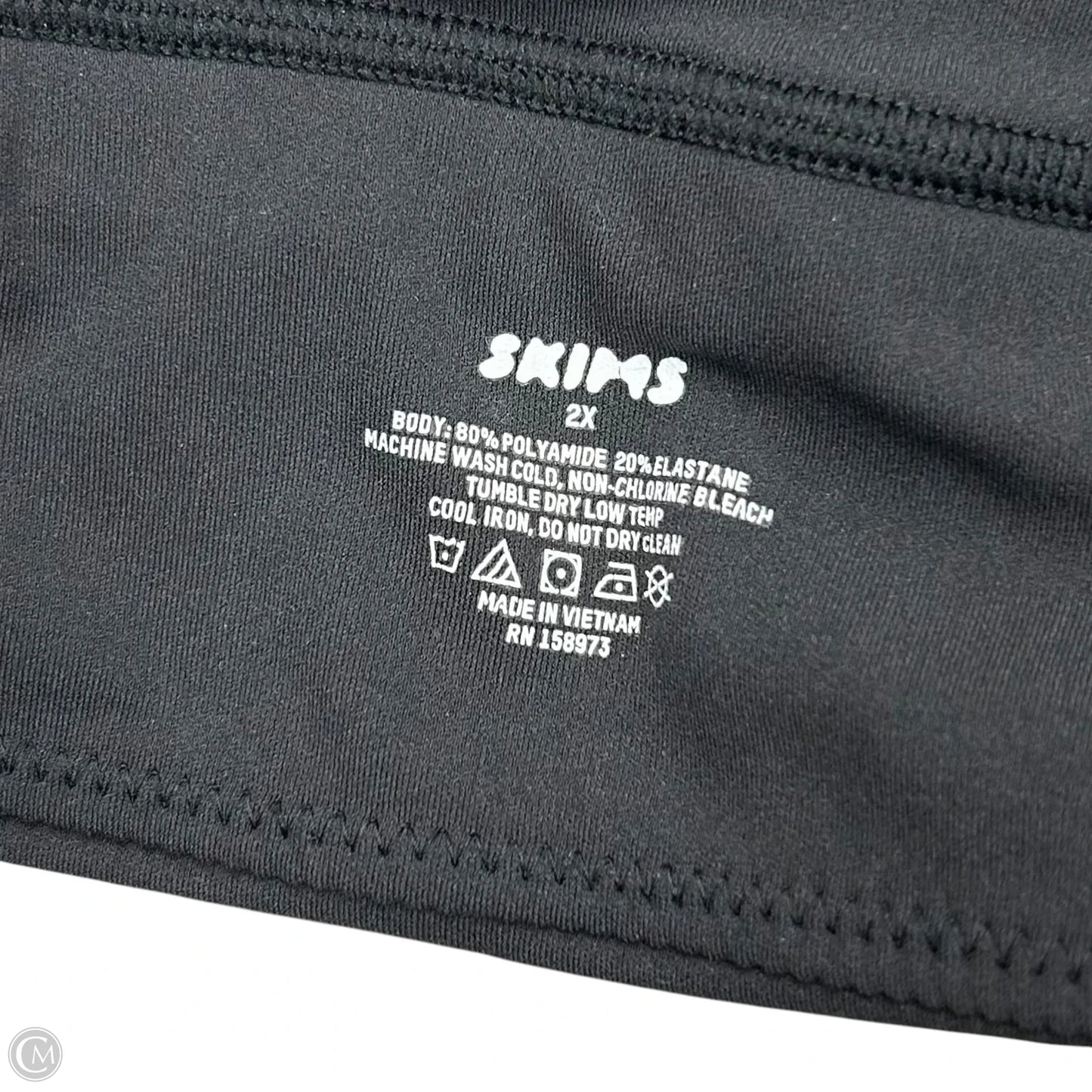 Athletic Bra By Skims In Black, Size: 2x