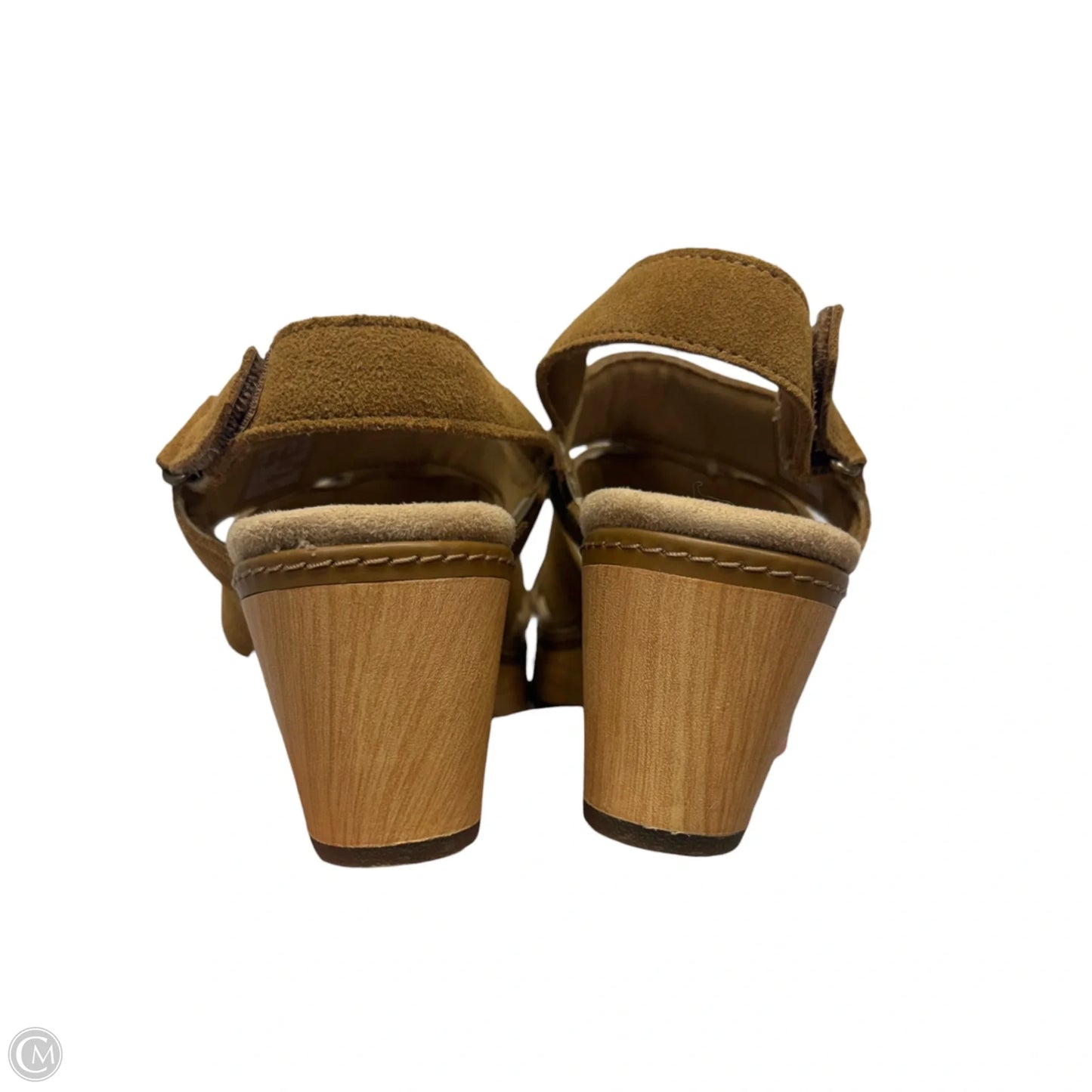 Sandals Heels Block By Clarks In Yellow, Size: 7
