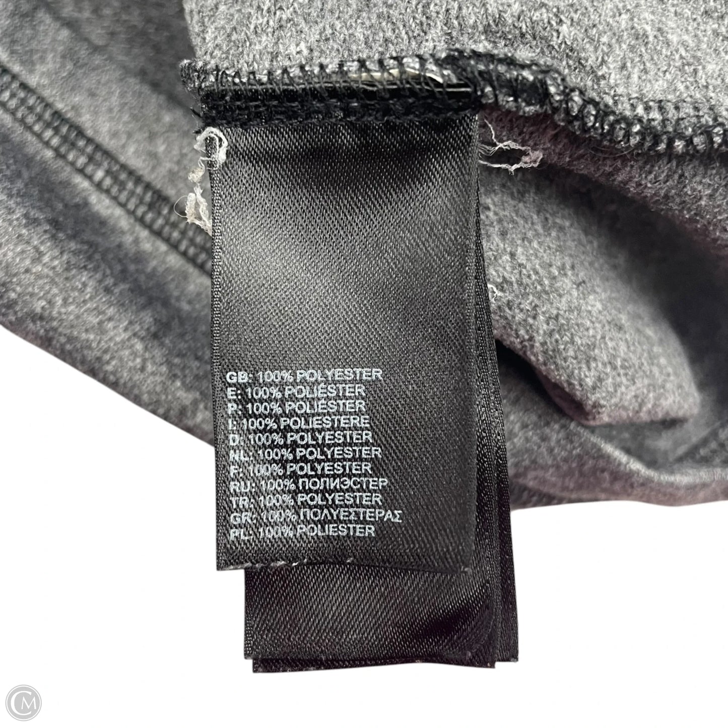 Athletic Jacket By The North Face In Black & Grey, Size: S