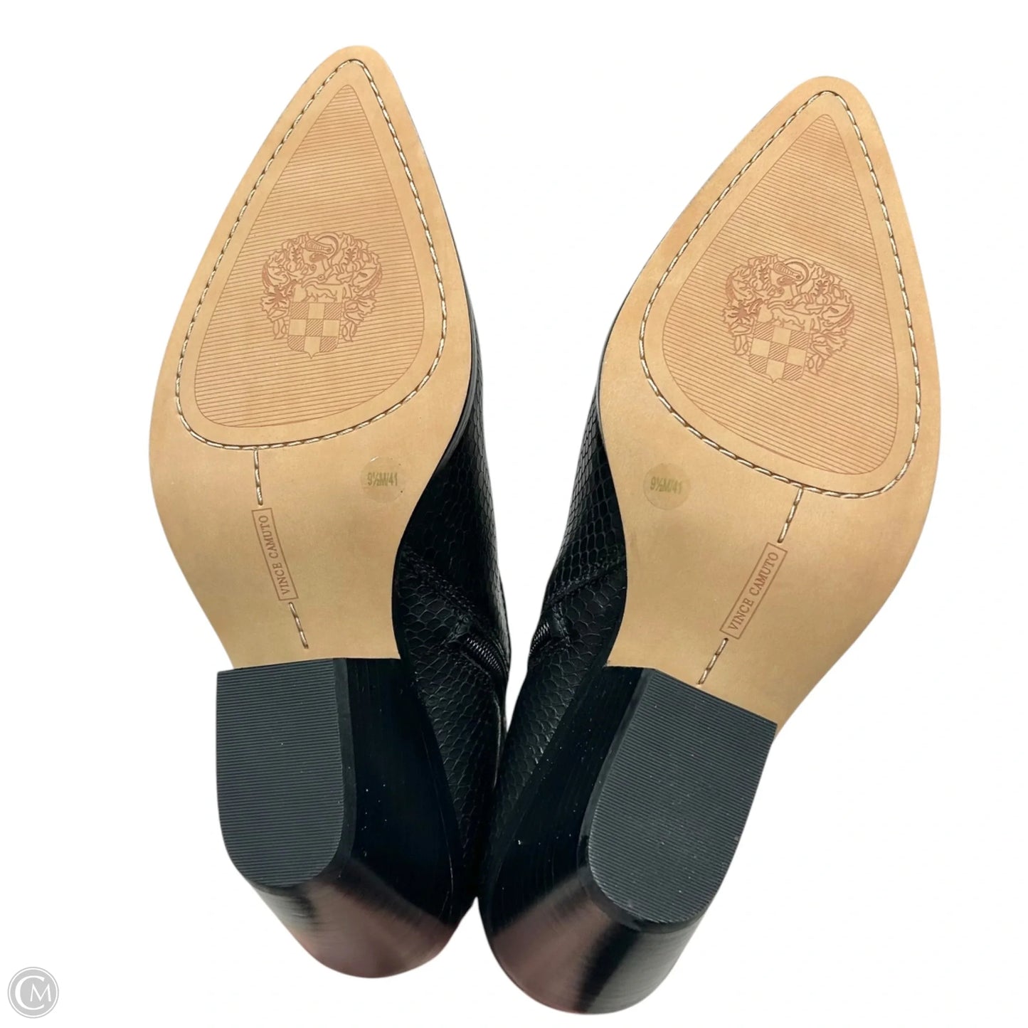 Boots Ankle Heels By Vince Camuto In Black, Size: 9.5
