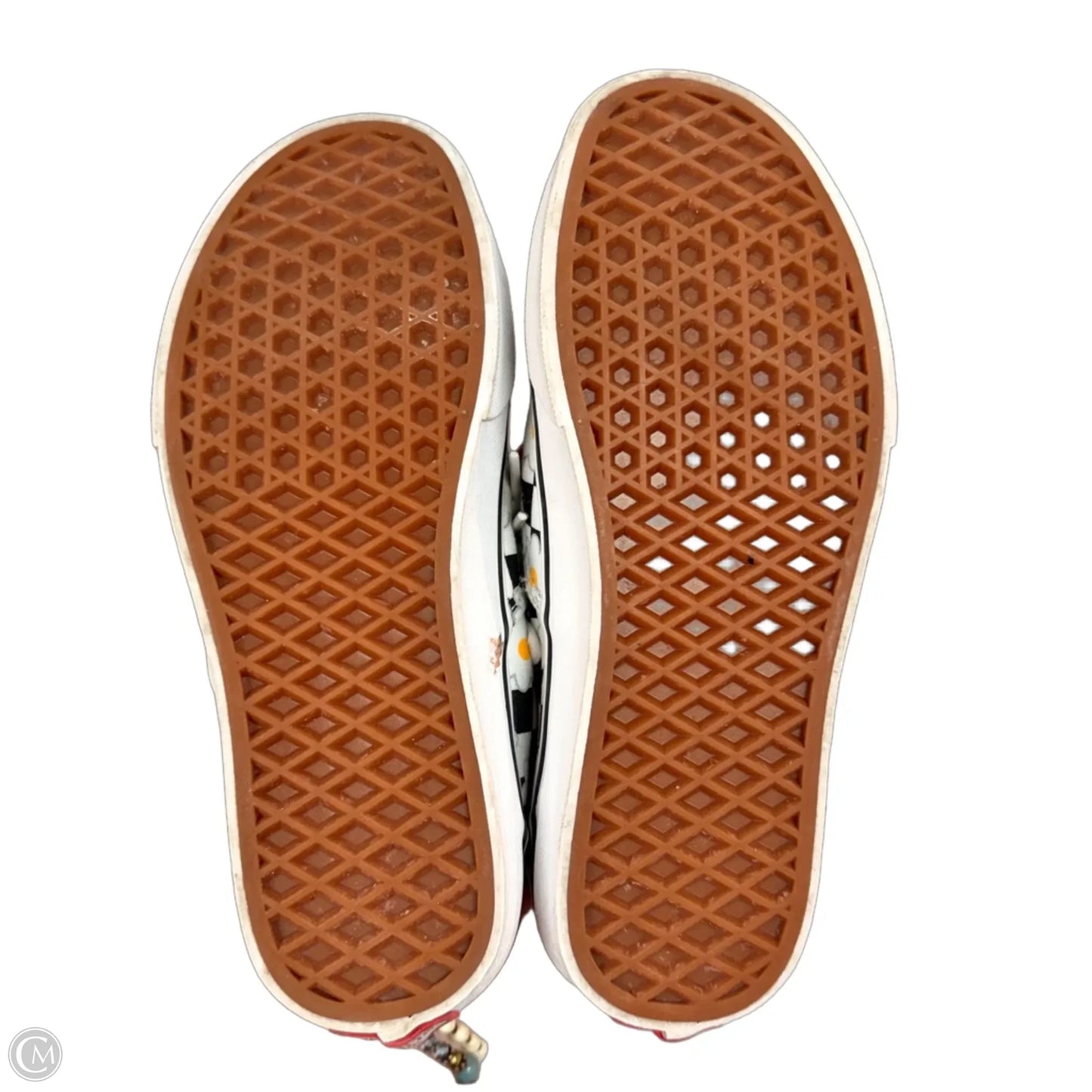 Shoes Sneakers By Vans In Black & White, Size: 7