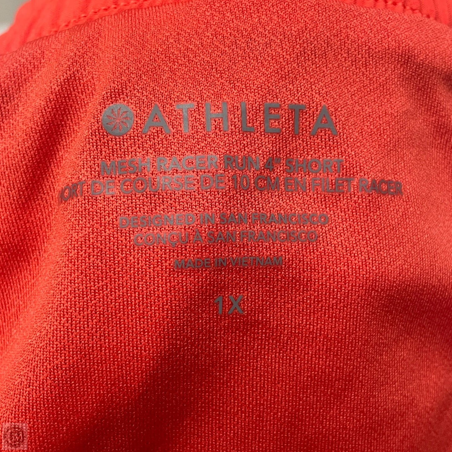 Athletic Shorts By Athleta In Red, Size: 1x