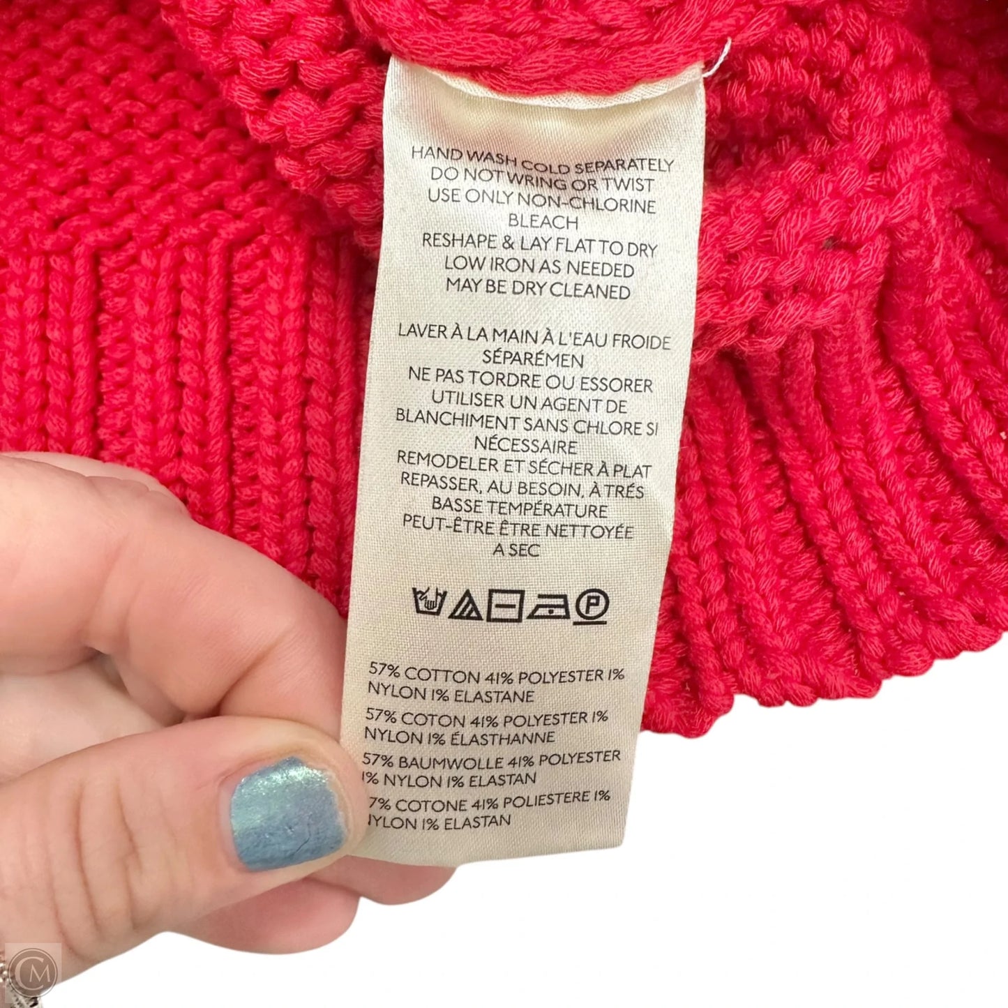 Sweater Short Sleeve By Maeve In Red, Size: Xs