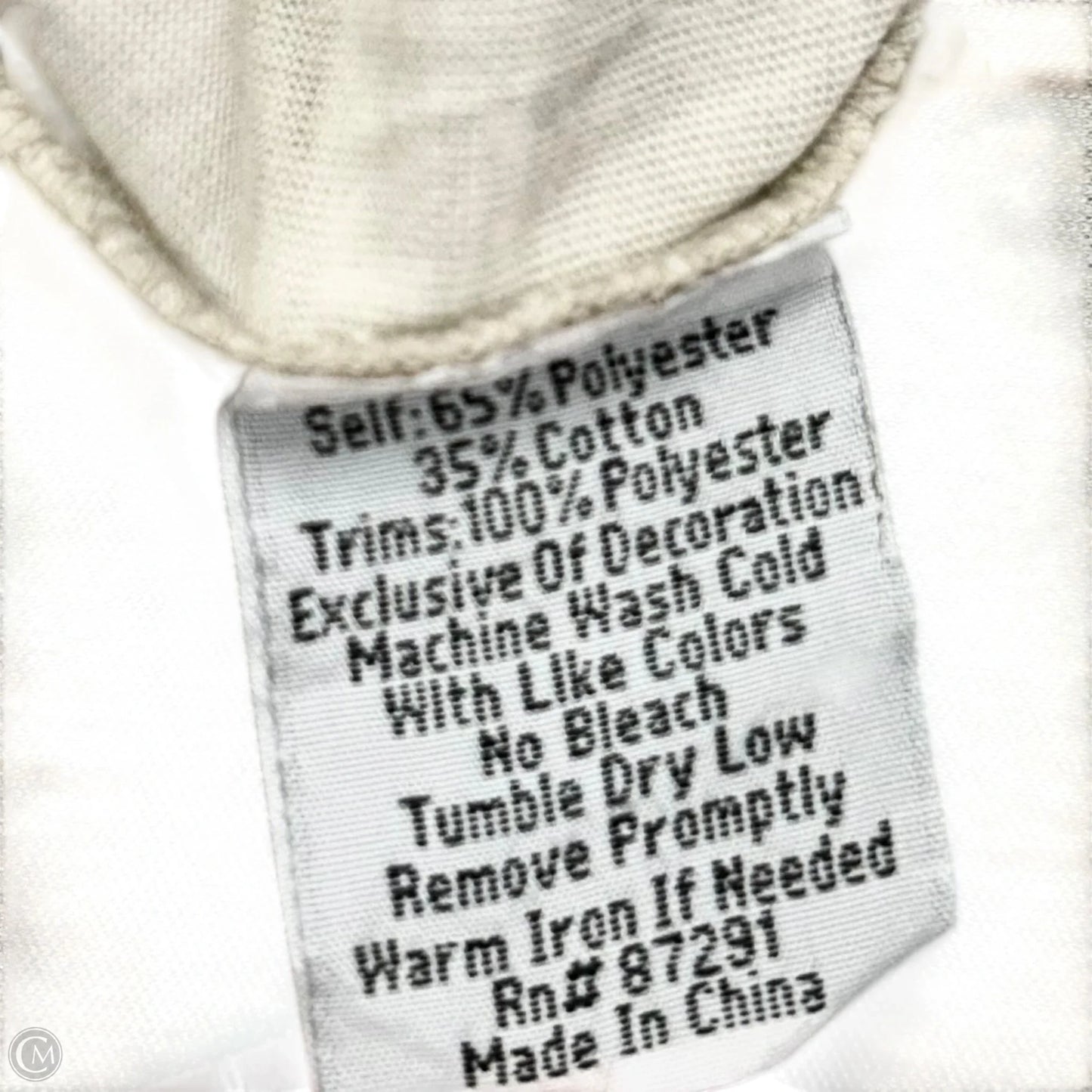 Top Long Sleeve By Johnny Was In Beige, Size: S