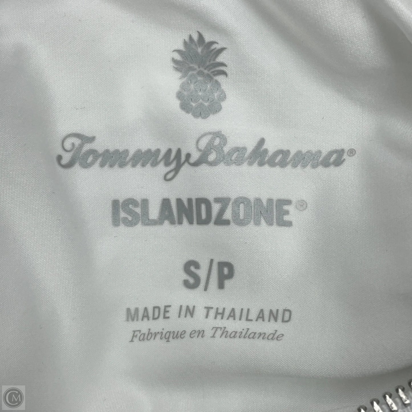 Athletic Jacket By Tommy Bahama In White, Size: S